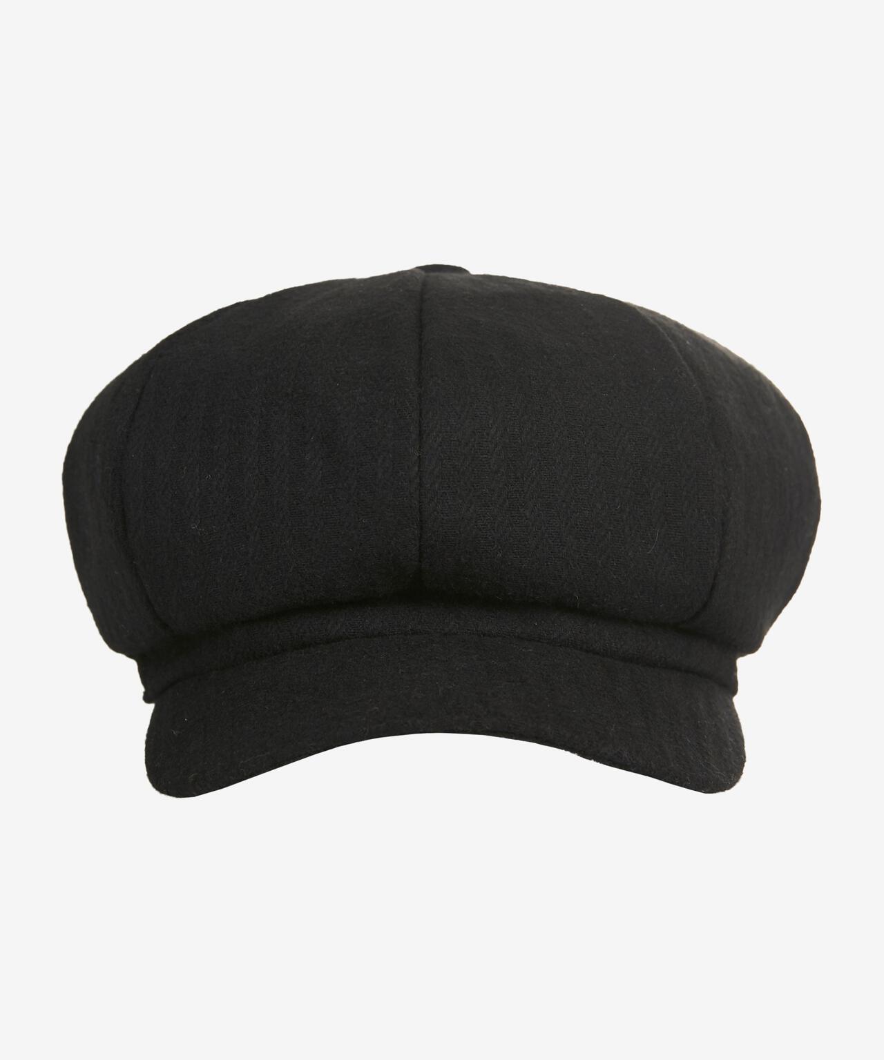 VARZAR/バザール/Metal tip herringbone newsboy cap