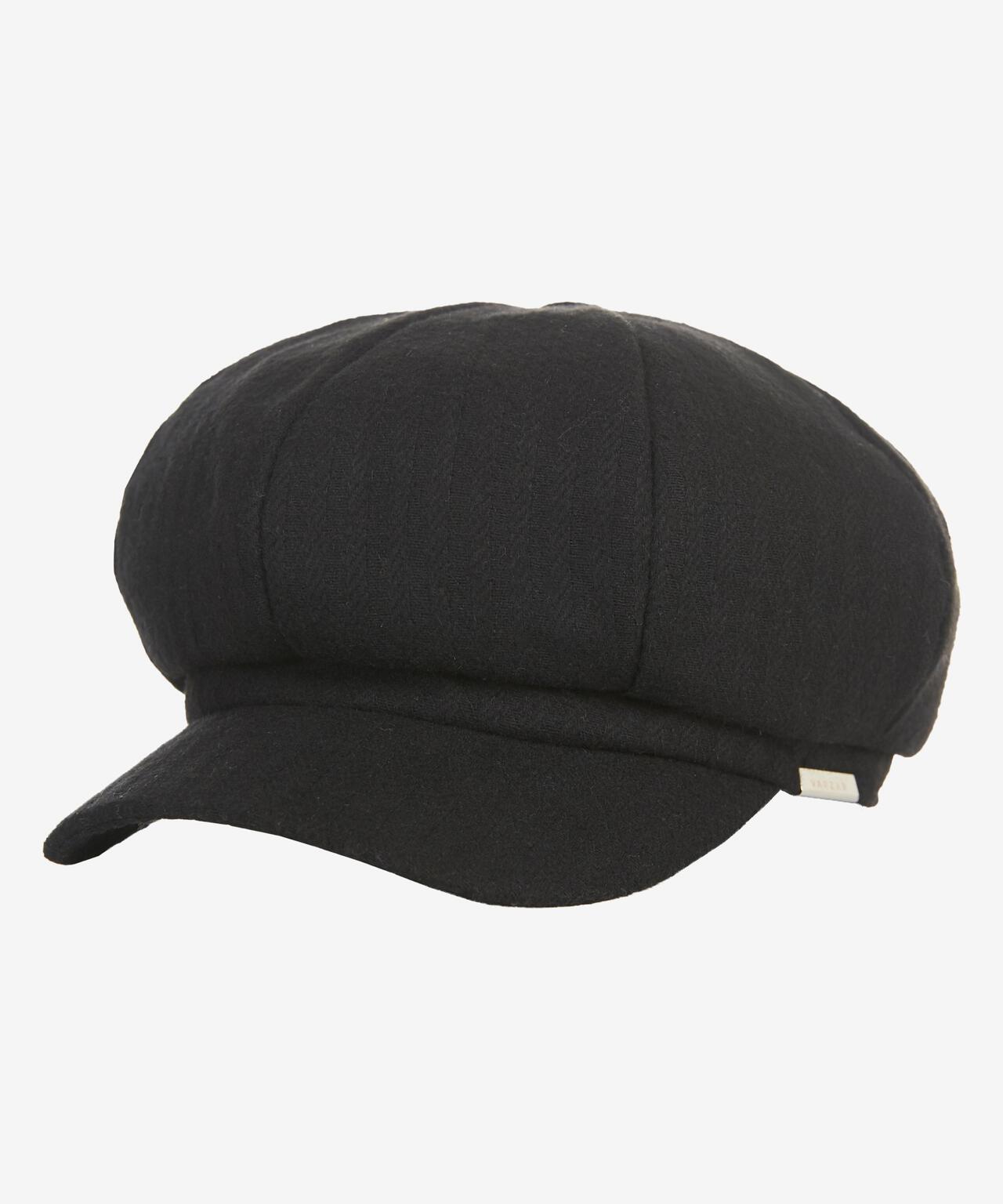 VARZAR/バザール/Metal tip herringbone newsboy cap