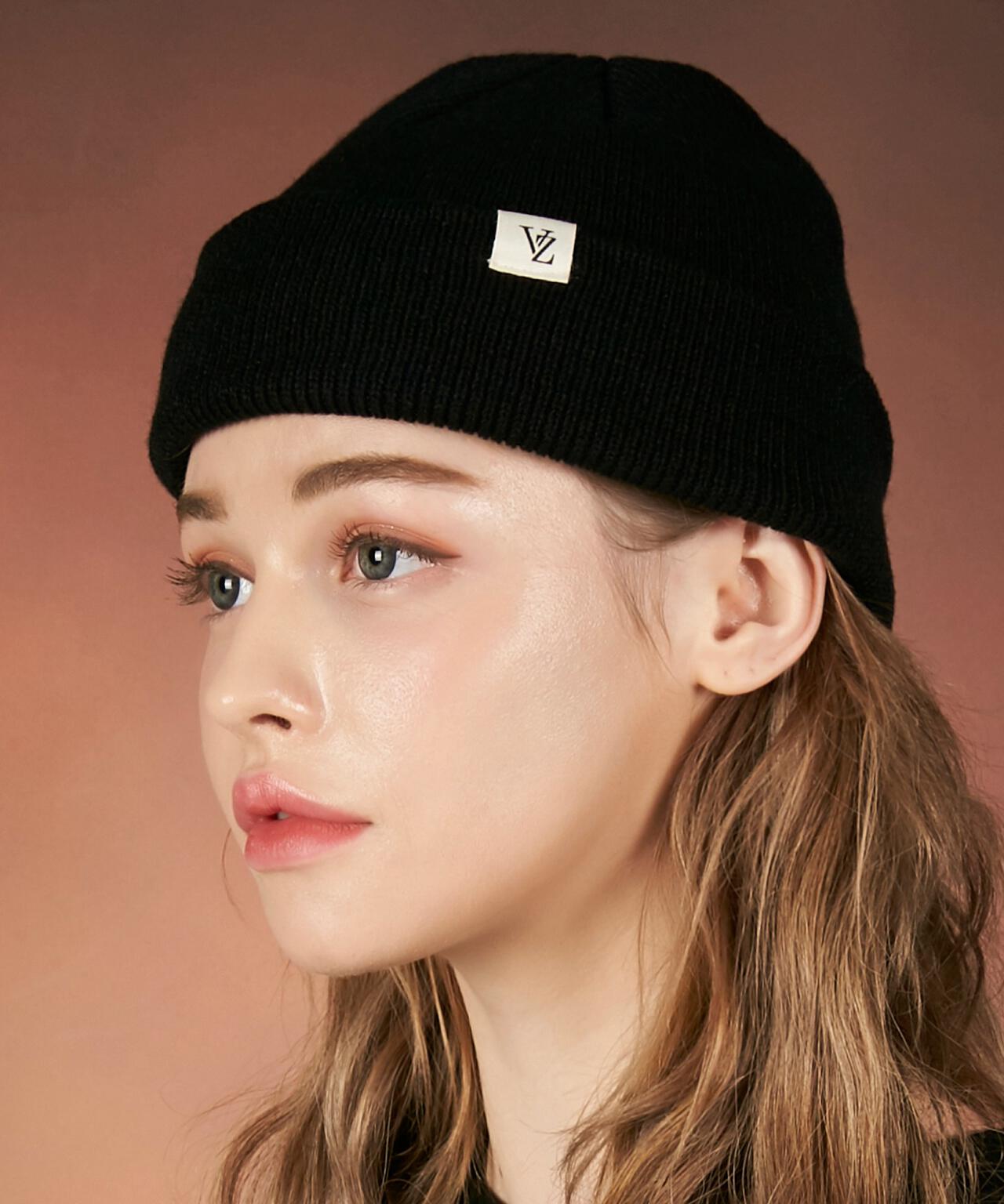 VARZAR/バザール/Monogram label beanie