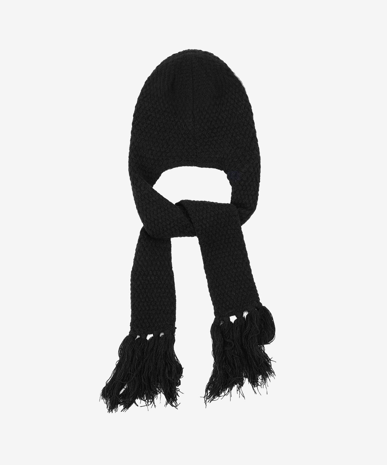 VARZAR/バザール/VA Square Label Knit muffler beanie