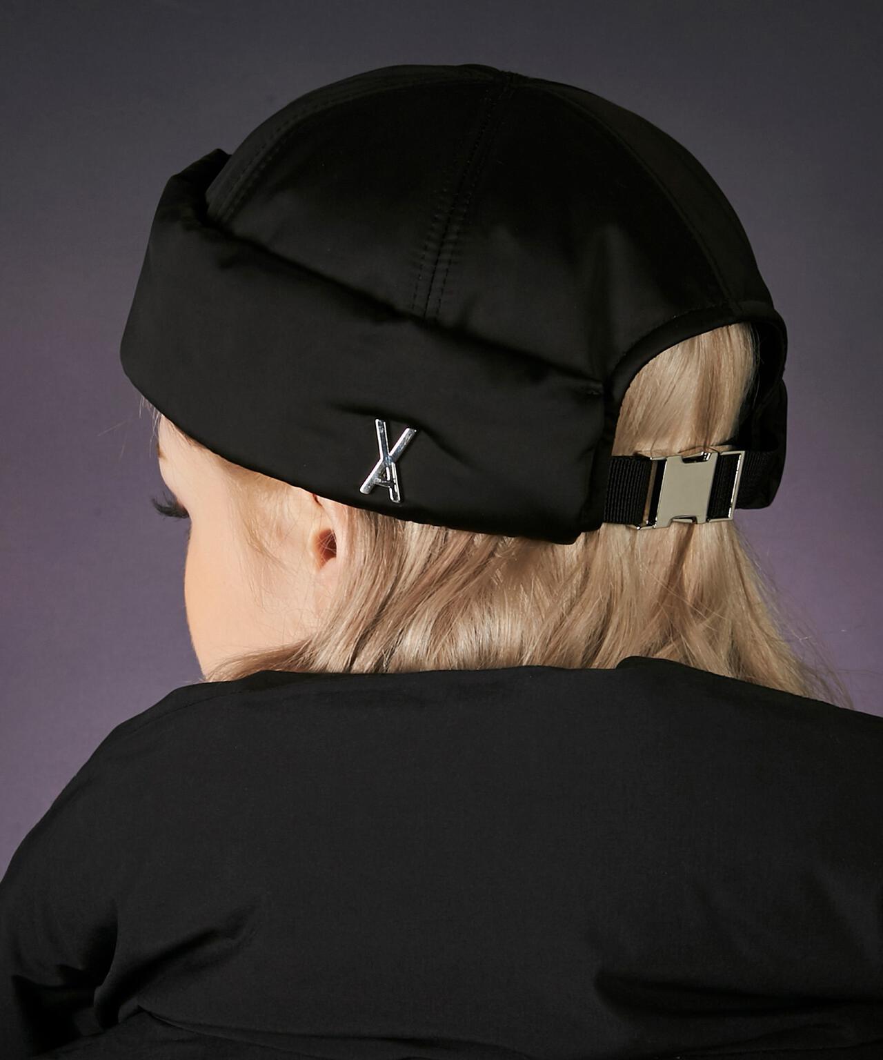 VARZAR/バザール/Heavy padding metal buckle watch cap