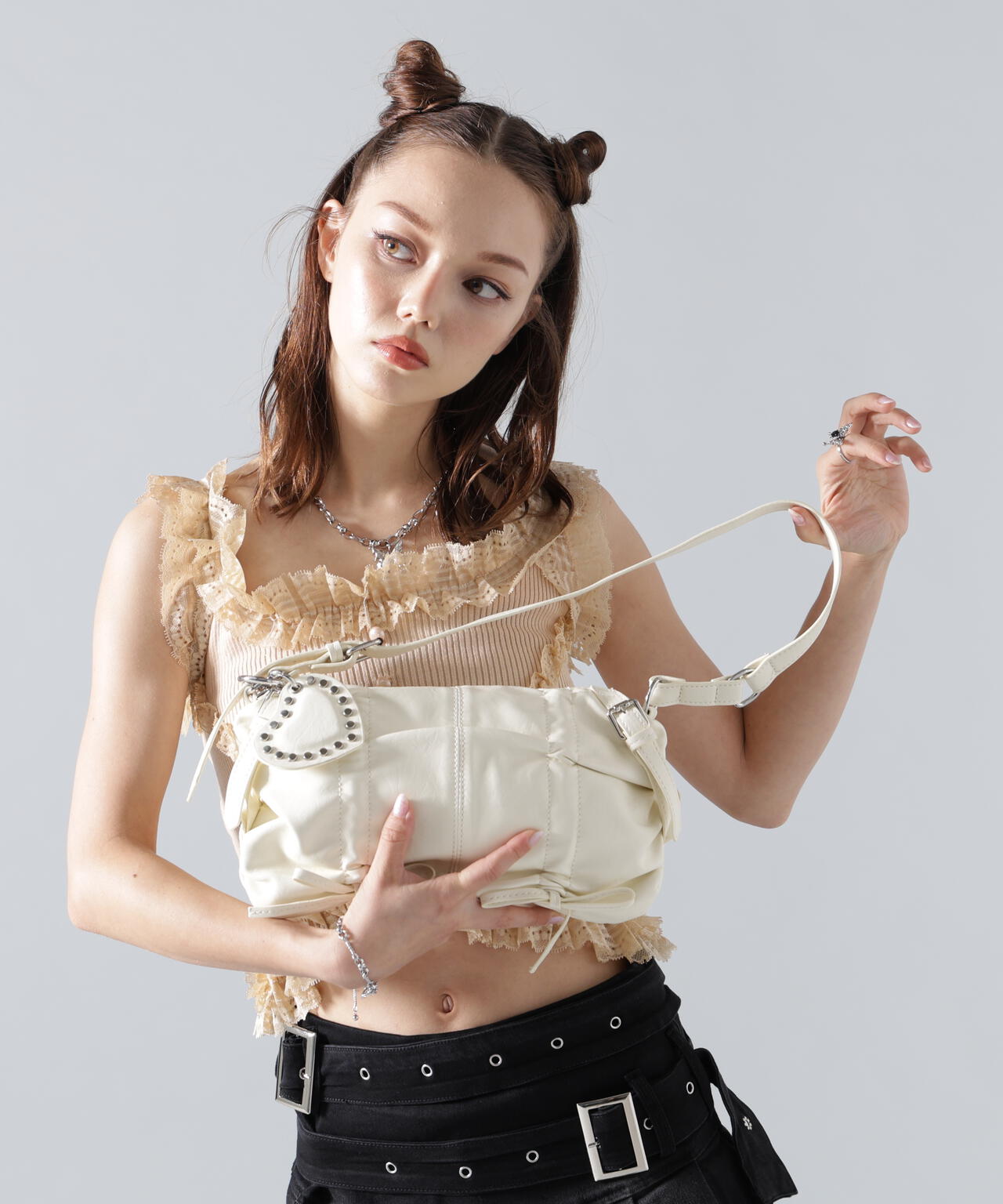 MAVYTH/メヴィス/HEART CHARM PU BAG