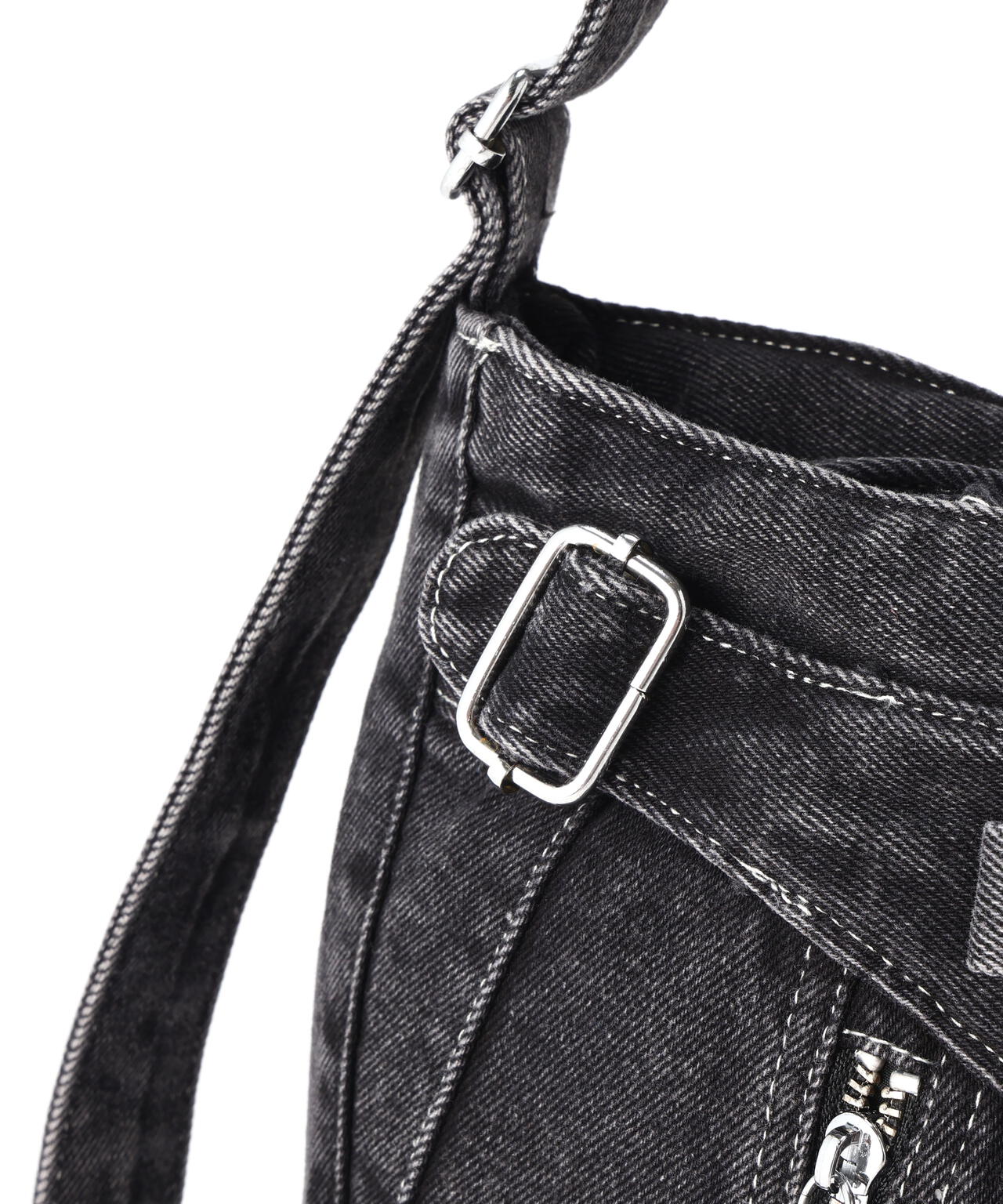MAVYTH/メヴィス/Ｗ-ZIP DENIM SHOULDER BAG