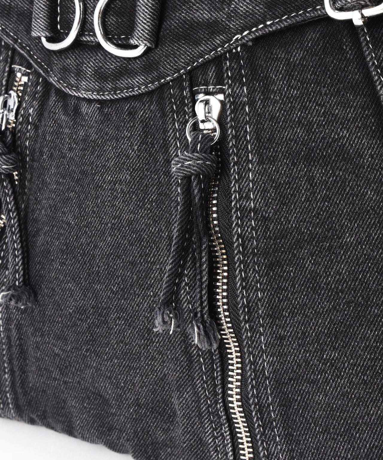 MAVYTH/メヴィス/Ｗ-ZIP DENIM SHOULDER BAG