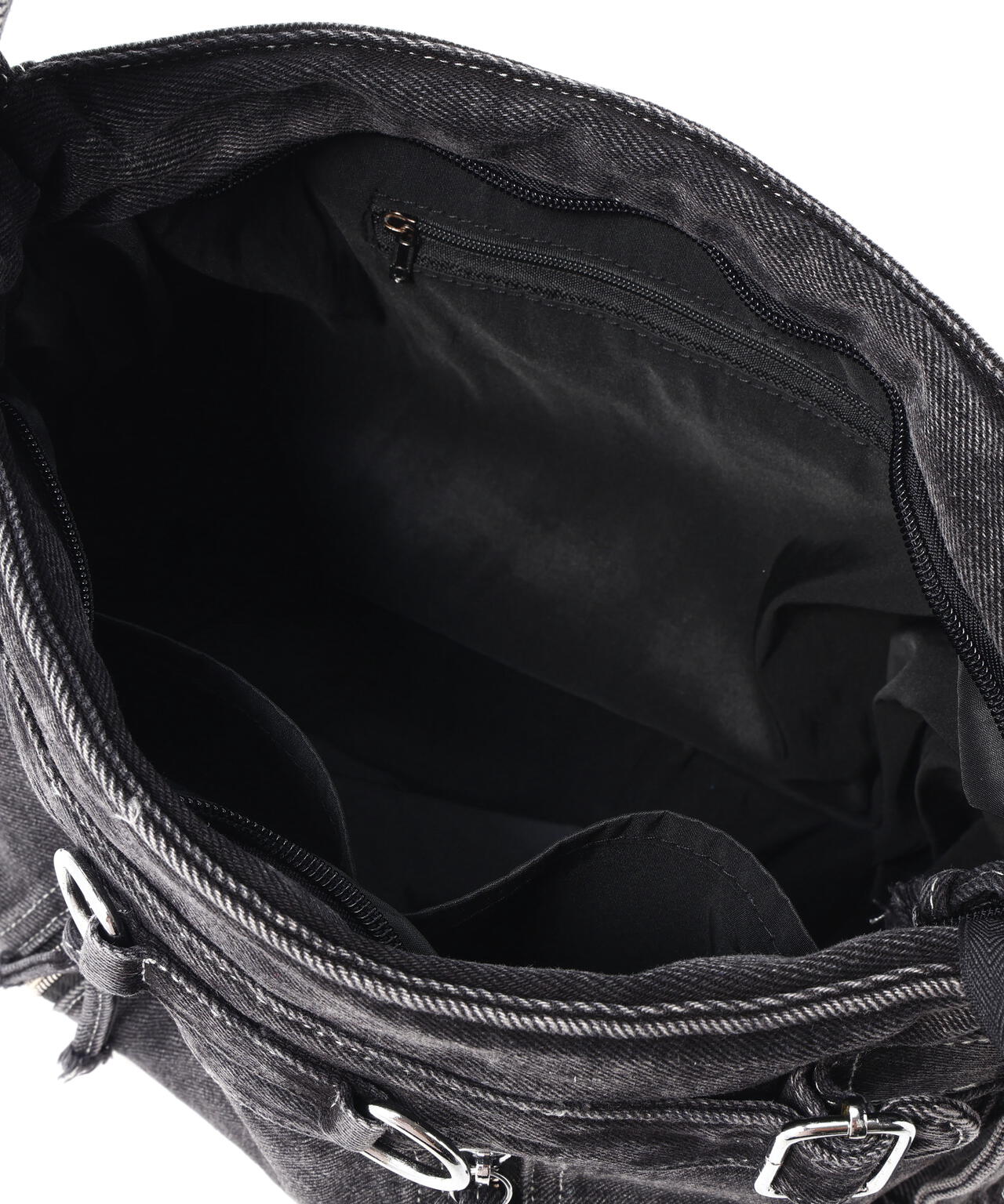 MAVYTH/メヴィス/Ｗ-ZIP DENIM SHOULDER BAG