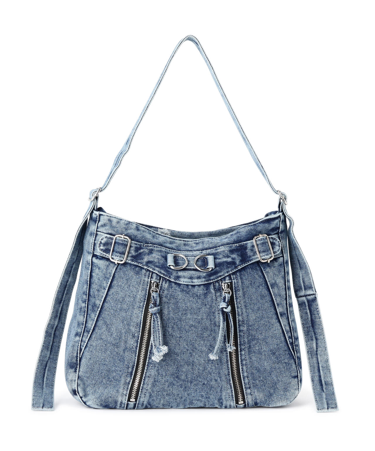 MAVYTH/メヴィス/Ｗ-ZIP DENIM SHOULDER BAG