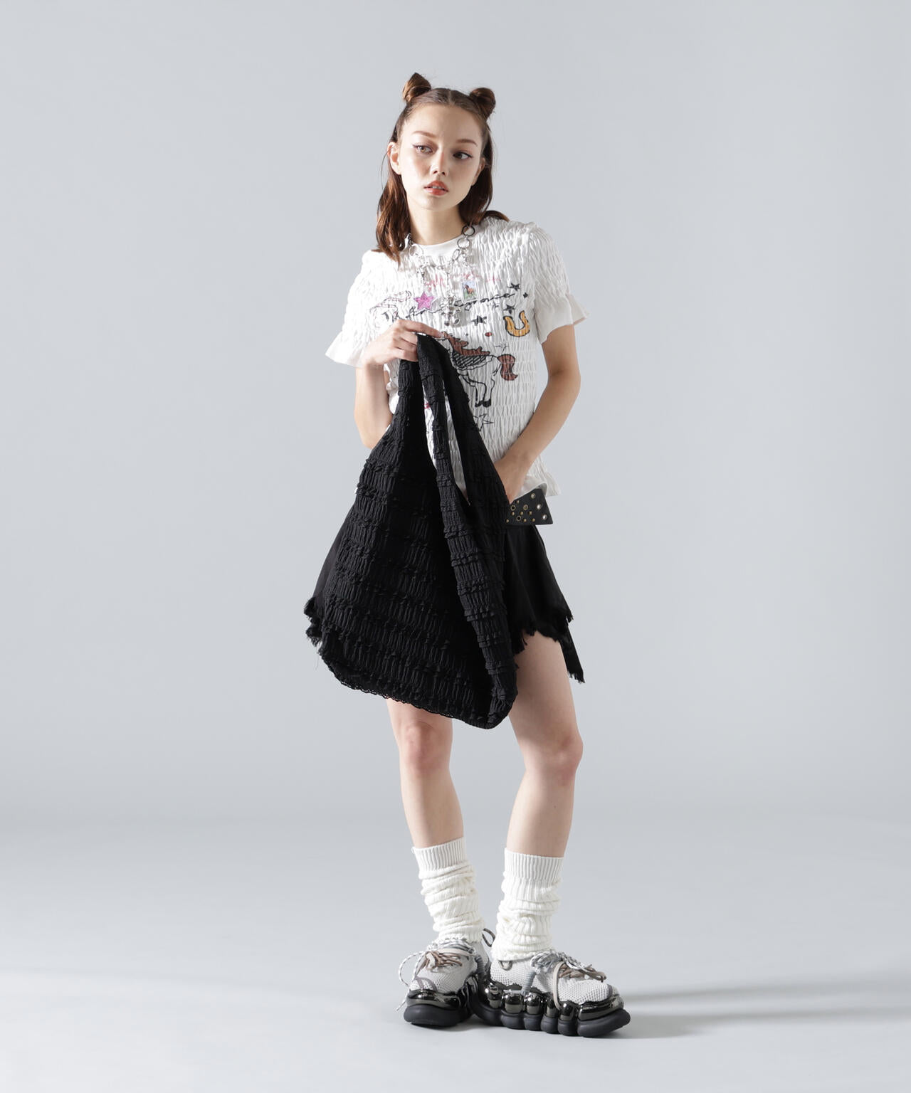 MAVYTH/メヴィス/FRILL MARCHE BAG