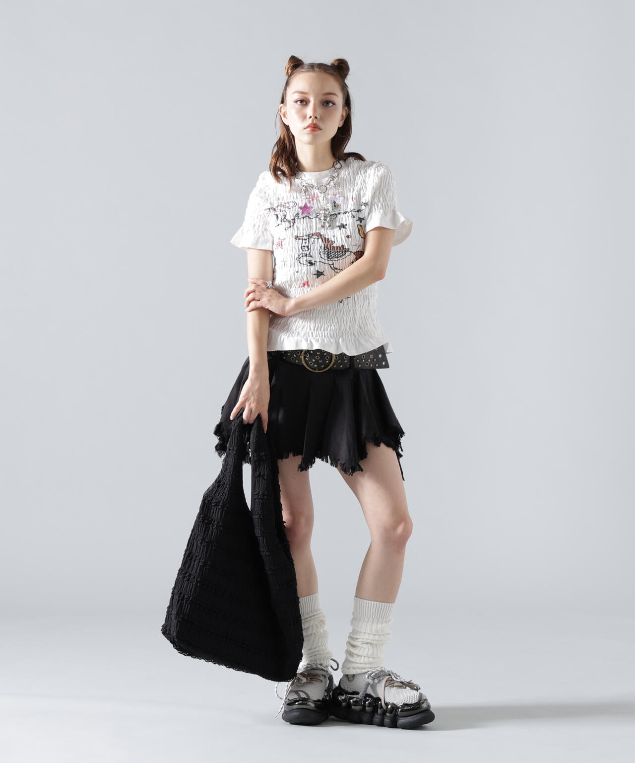 MAVYTH/メヴィス/FRILL MARCHE BAG