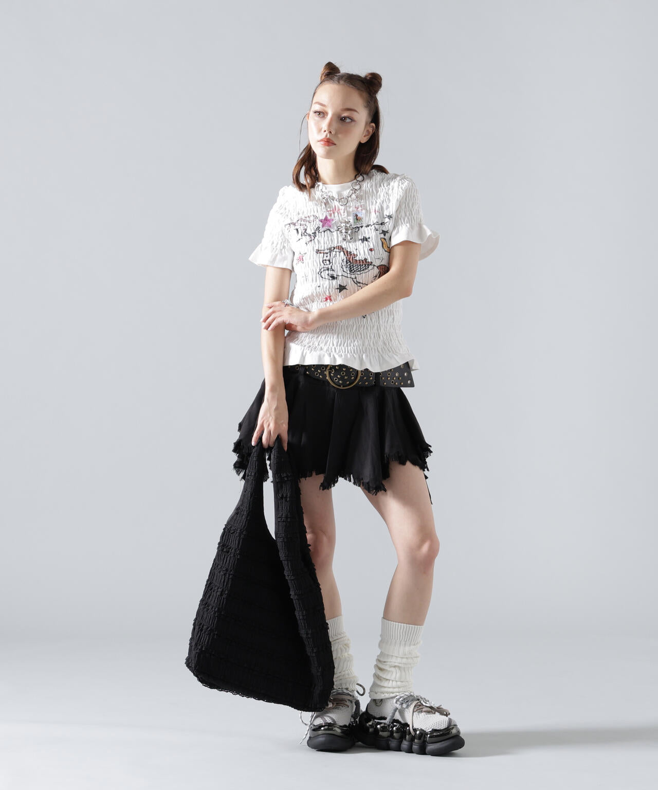 MAVYTH/メヴィス/FRILL MARCHE BAG