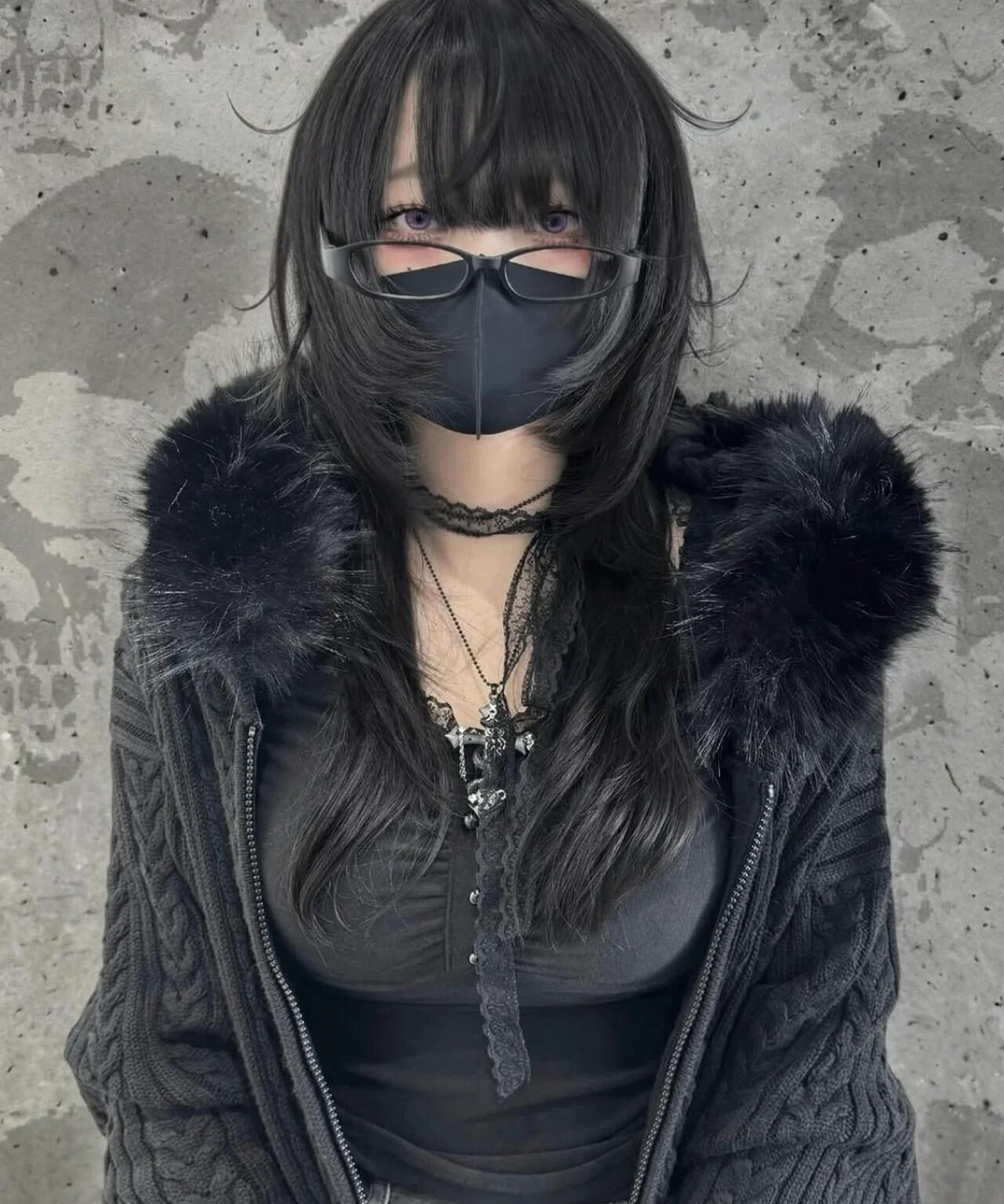 gibous/ギボス/Pierce stock necklace