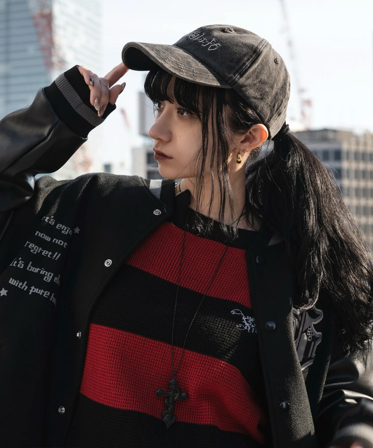 gibous/ギボス/Pierce stock necklace