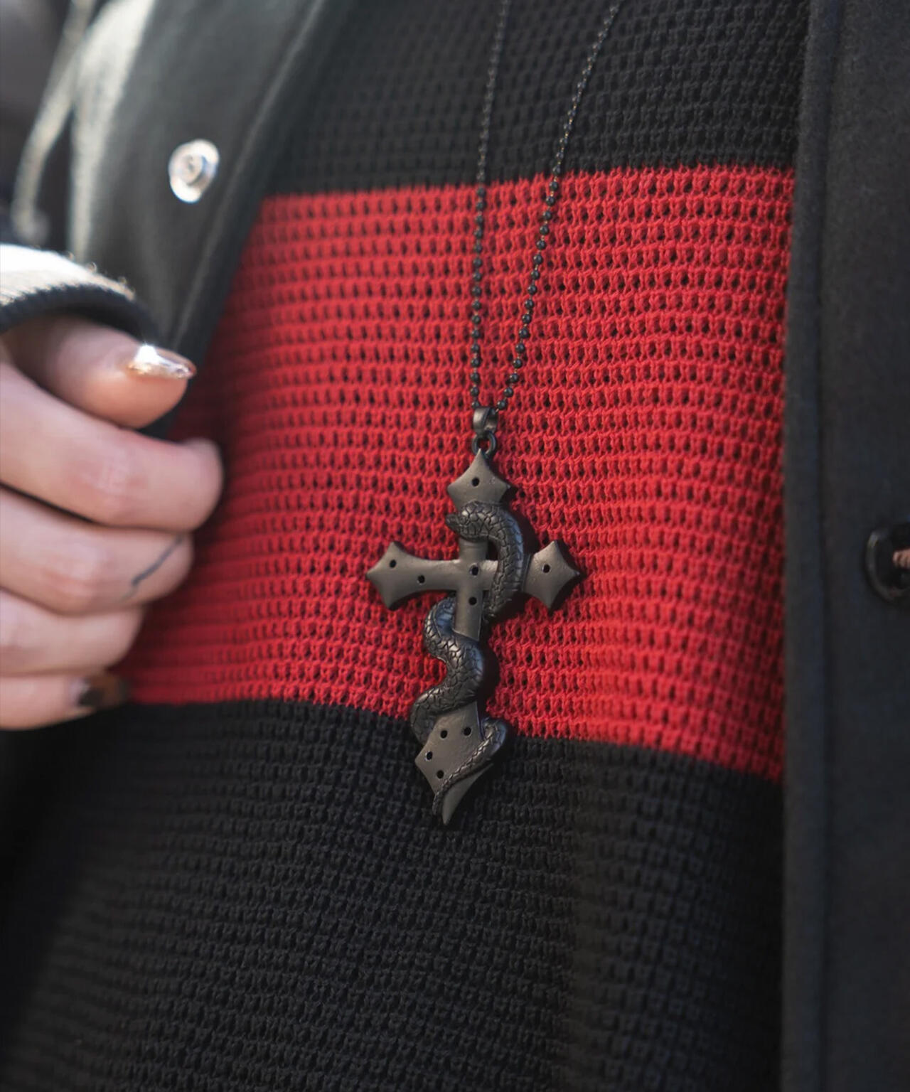 gibous/ギボス/Pierce stock necklace