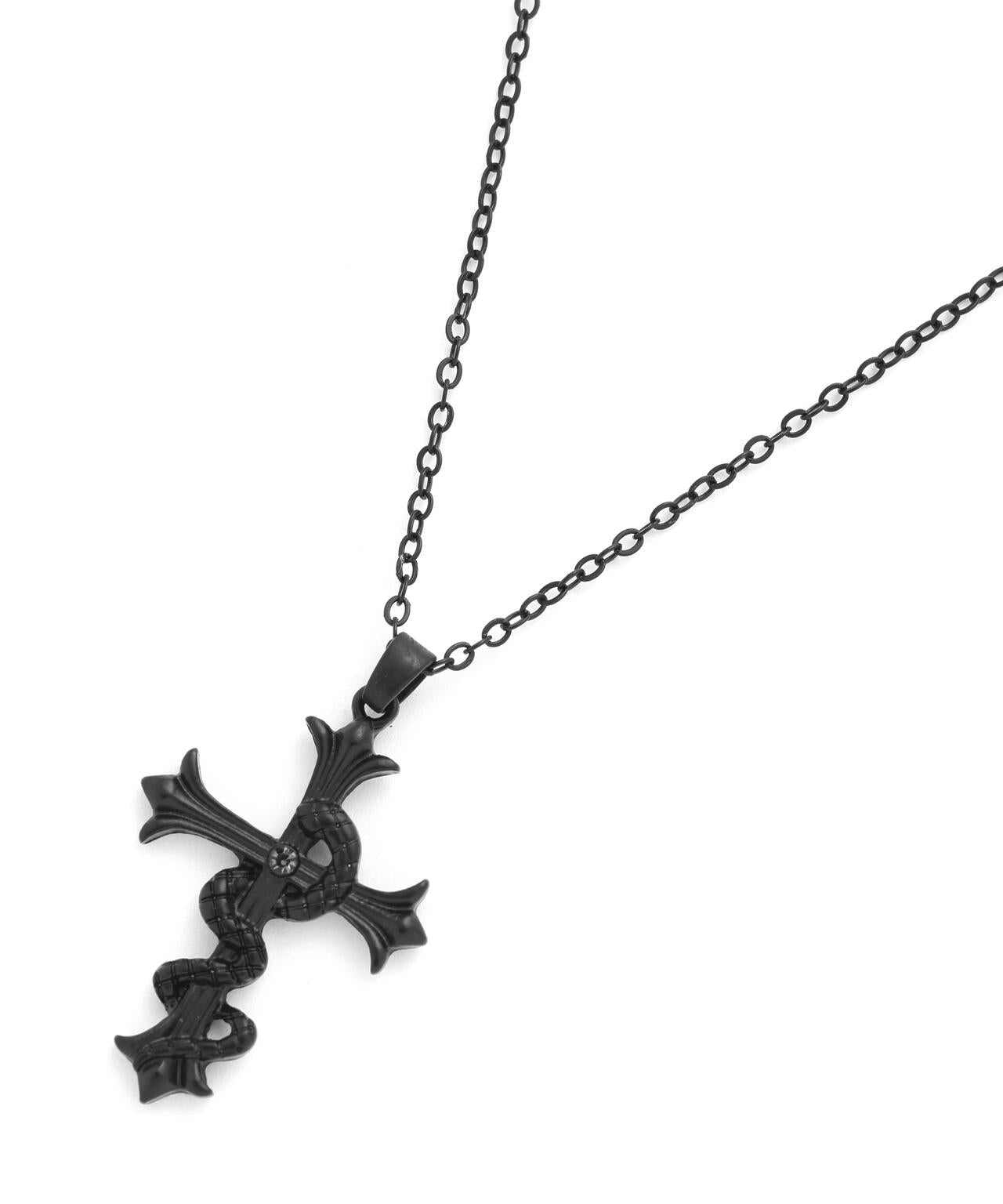 gibous/ギボス/Snack Cross Necklace