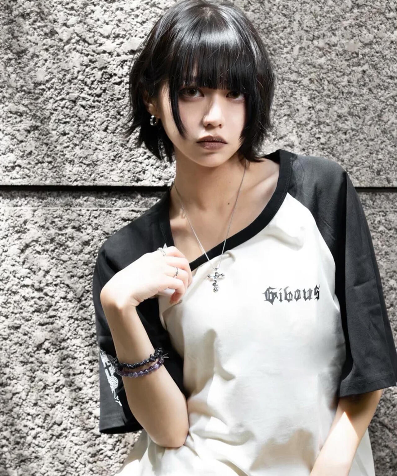 gibous/ギボス/Cross Snack Necklace