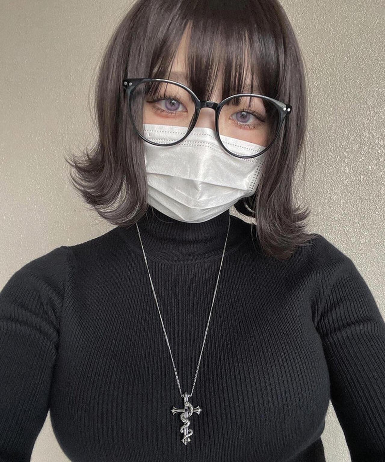 gibous/ギボス/Cross Snack Necklace