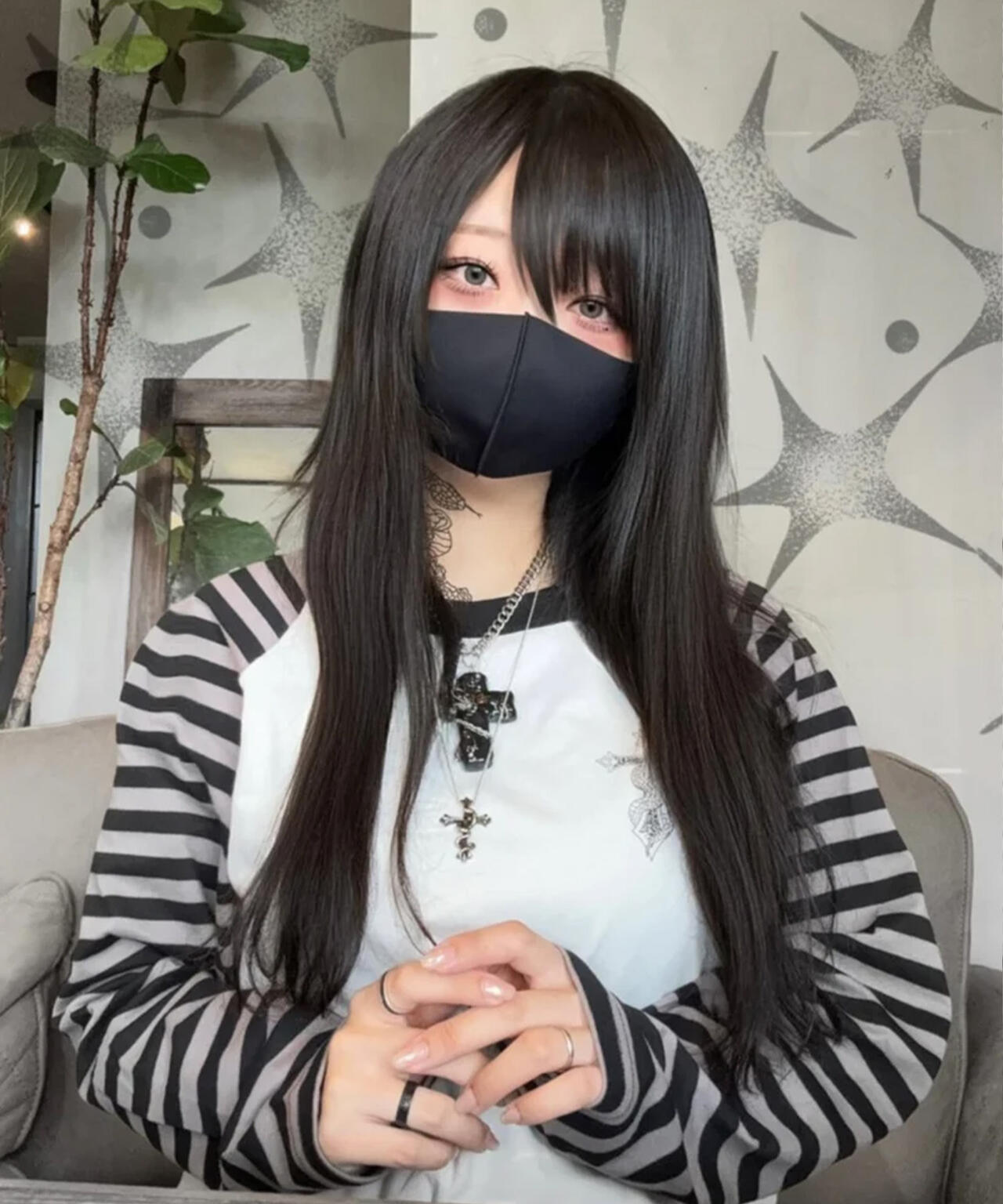 gibous/ギボス/Cross Snack Necklace