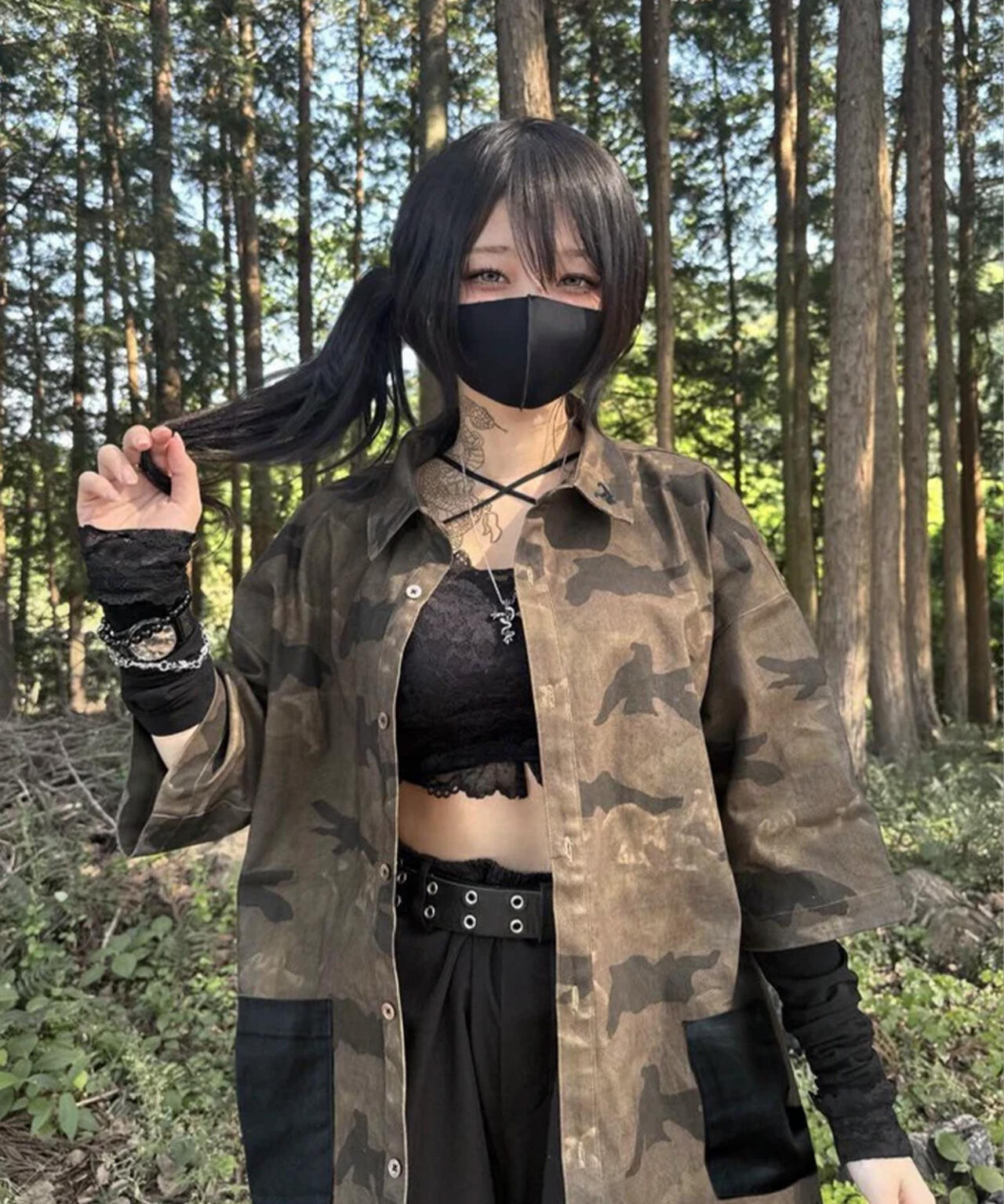 gibous/ギボス/Cross Snack Necklace