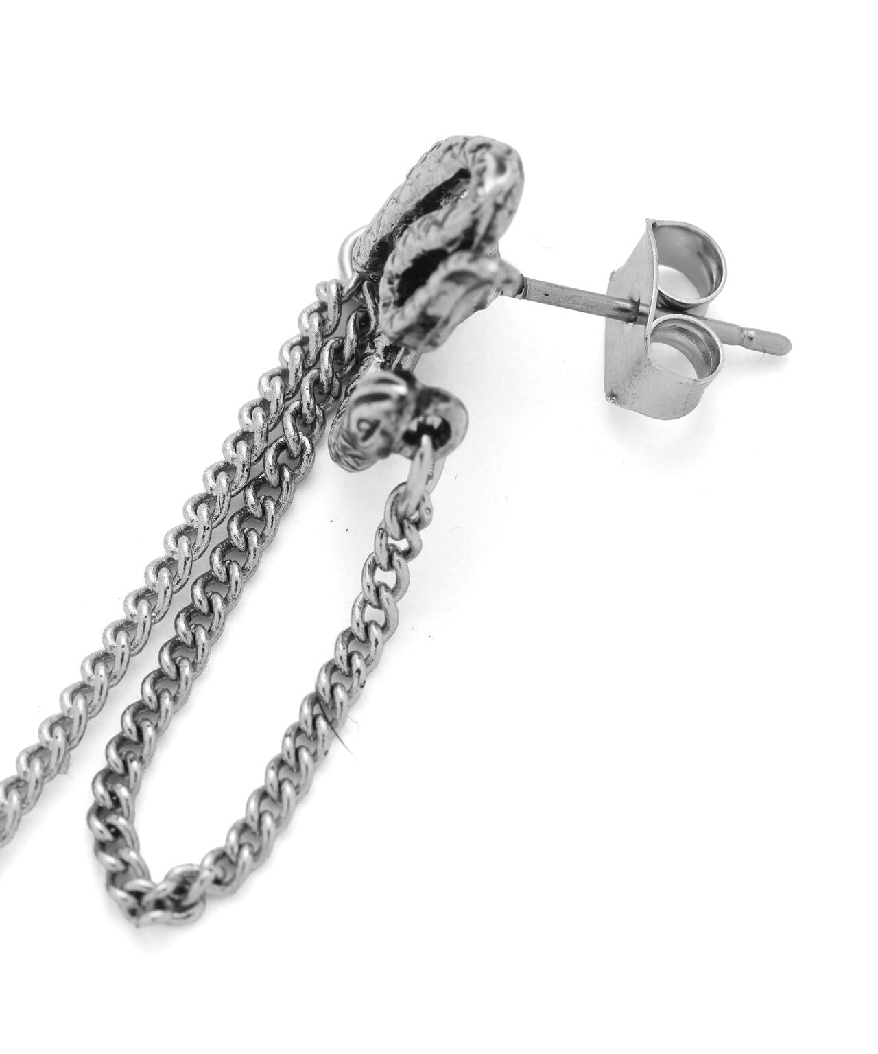 gibous/ギボス/snake chain stone pierce