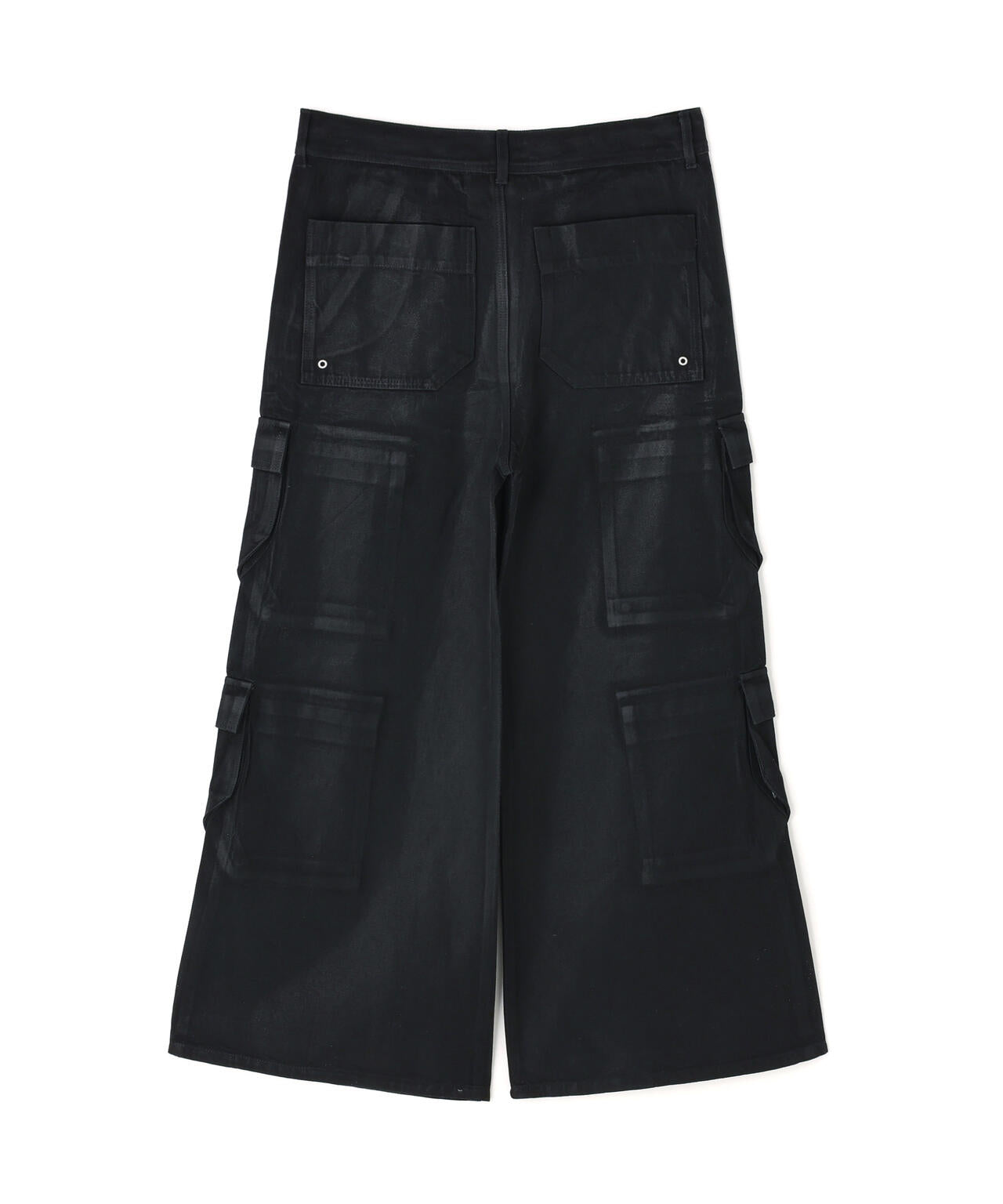 DankeSchon/ダンケシェーン/11oz RABBER COATED FLARE CARGO PANTS