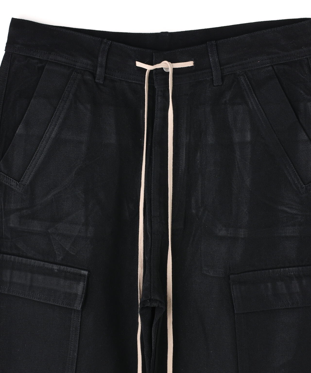 DankeSchon/ダンケシェーン/11oz RABBER COATED FLARE CARGO PANTS