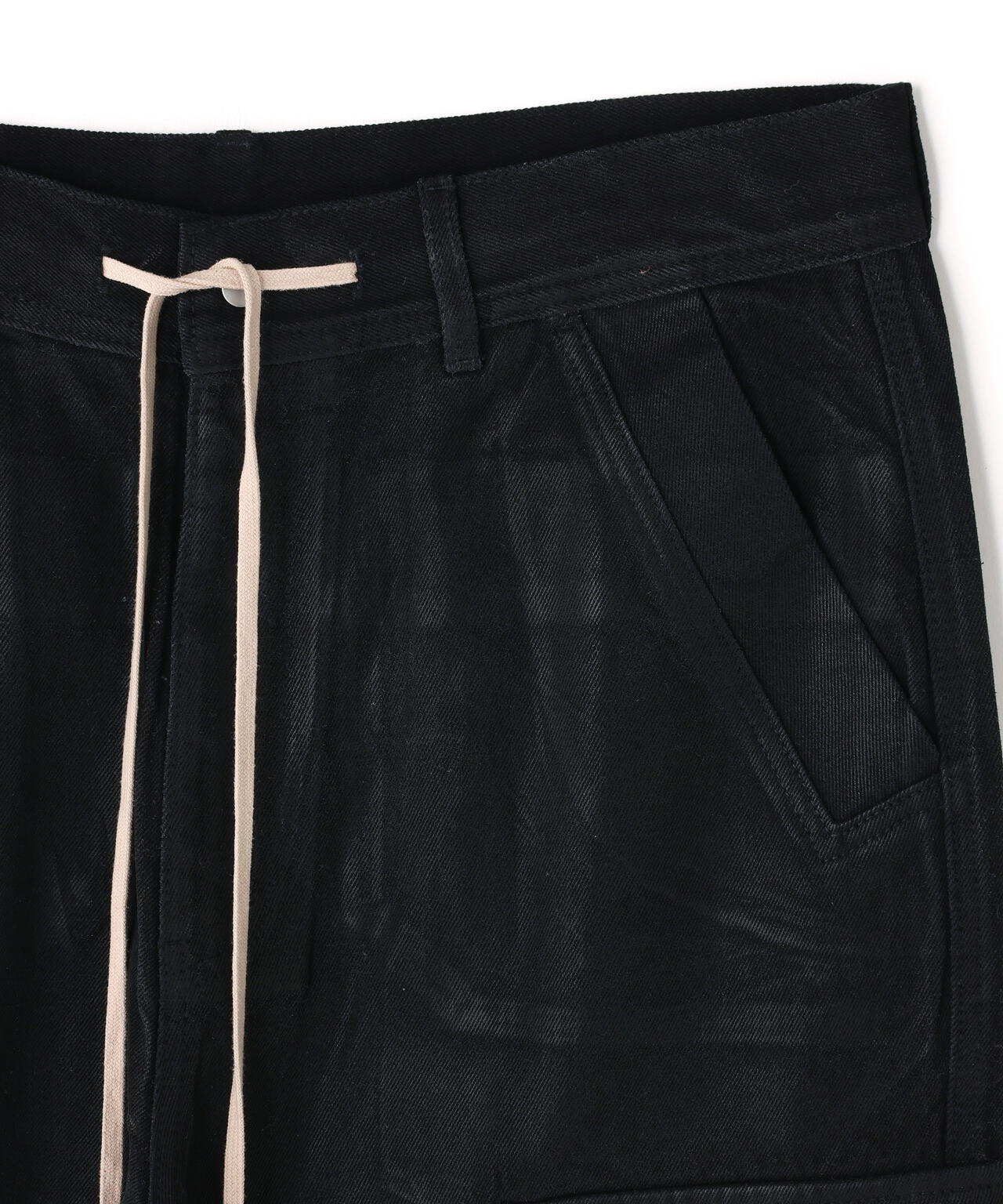 DankeSchon/ダンケシェーン/11oz RABBER COATED FLARE CARGO PANTS