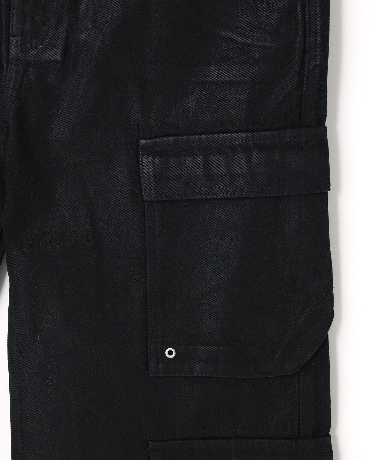 DankeSchon/ダンケシェーン/11oz RABBER COATED FLARE CARGO PANTS
