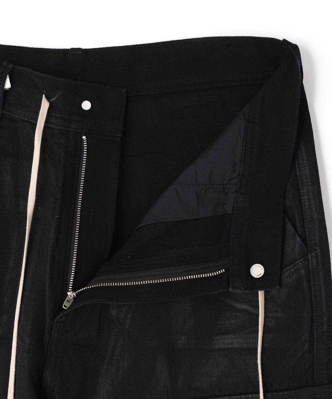 DankeSchon/ダンケシェーン/11oz RABBER COATED FLARE CARGO PANTS