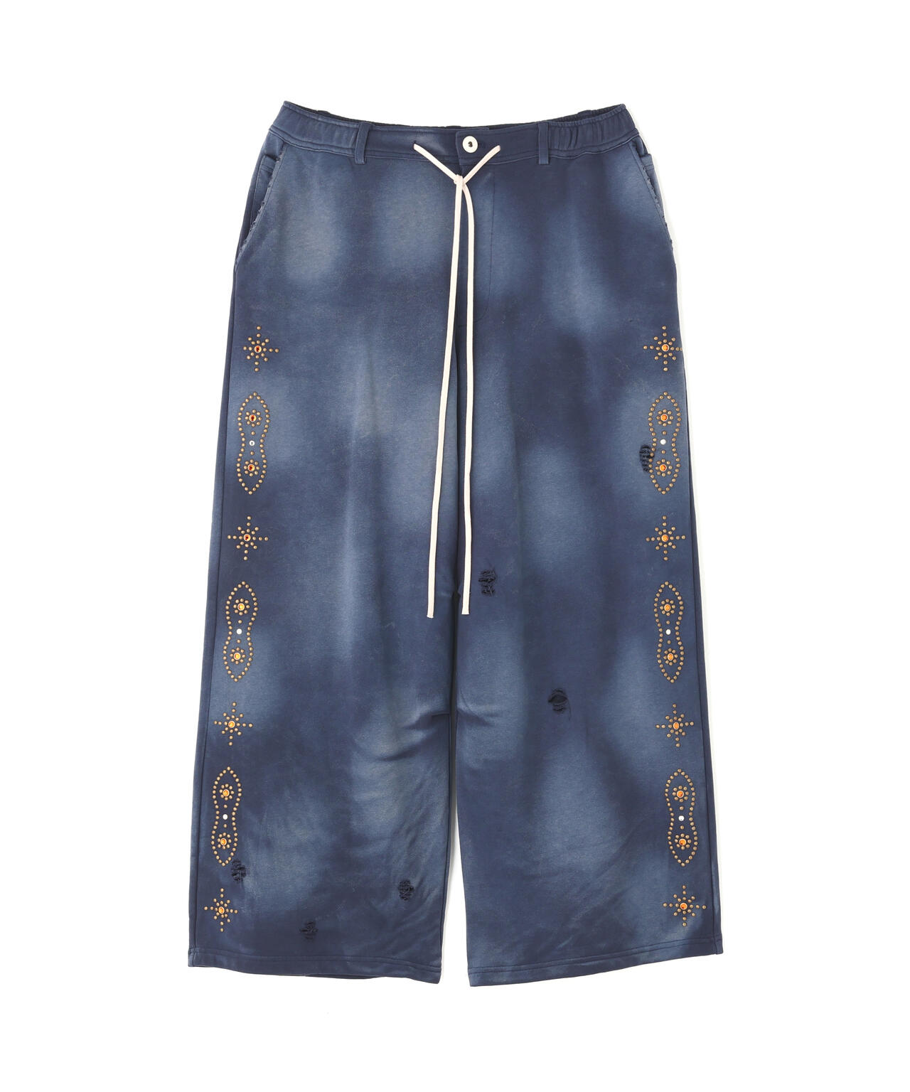 DankeSchon/ダンケシェーン/STUDS SWEAT BAGGY PANTS