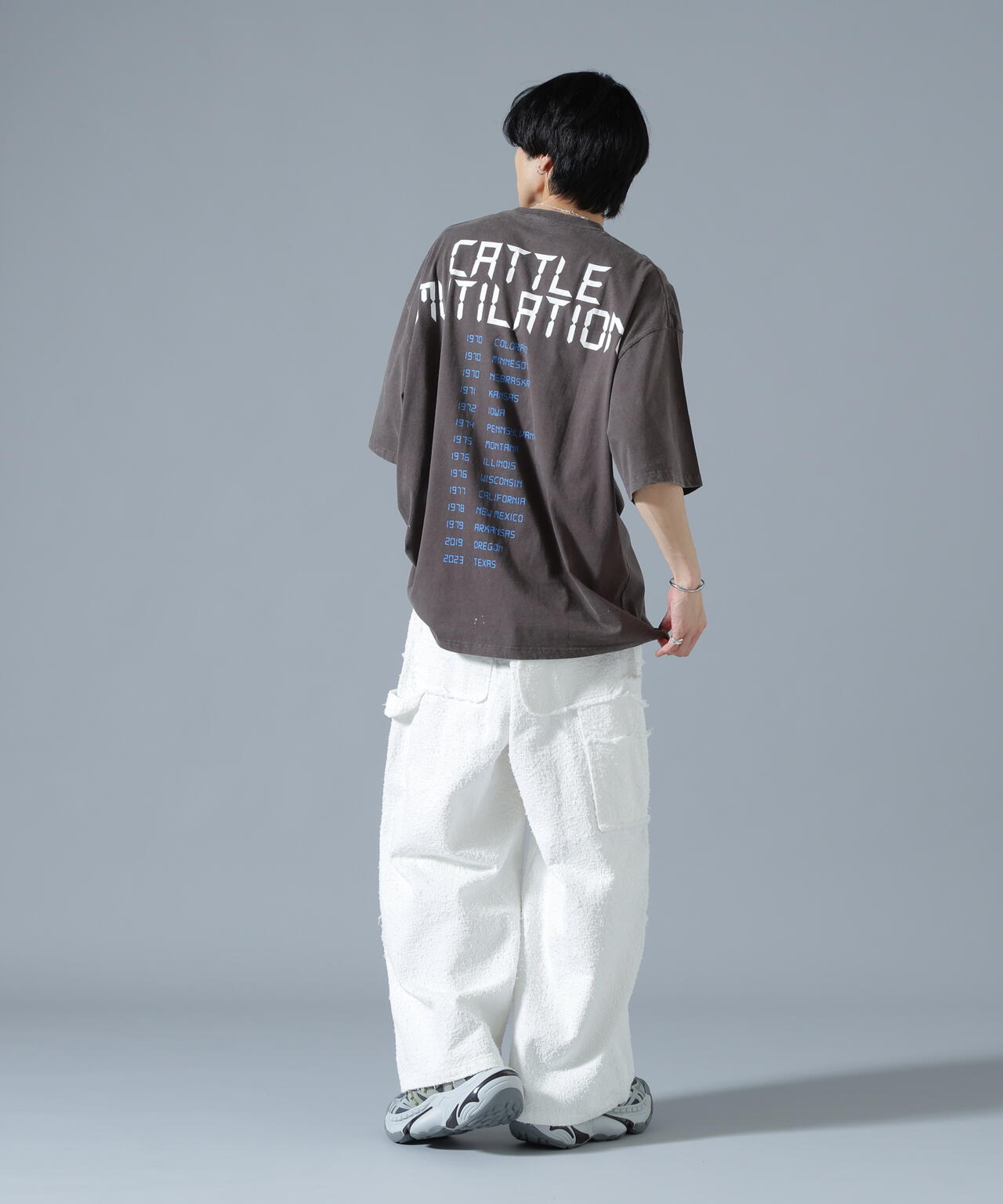 DankeSchon/ダンケシェーン/NEEDLEPUNCH DENIM W-KNEE PANTS