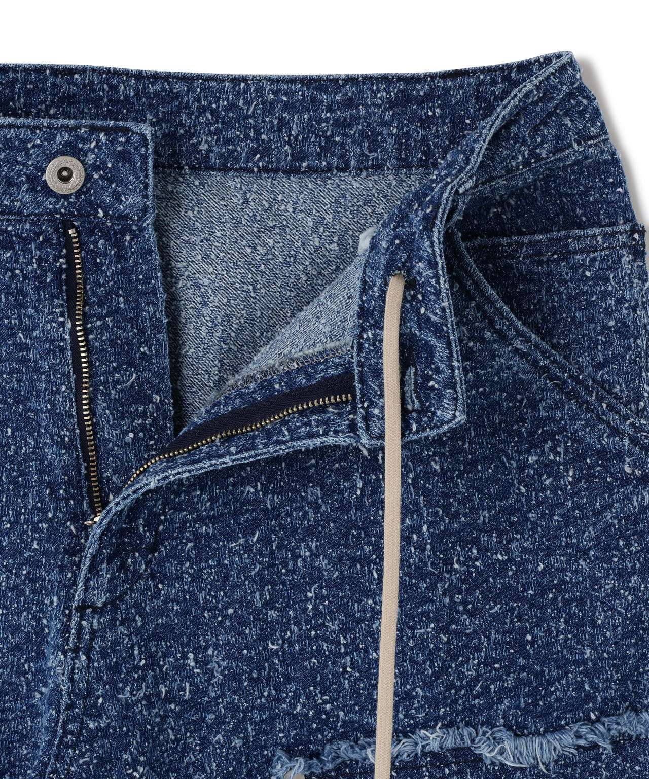 DankeSchon/ダンケシェーン/NEEDLEPUNCH DENIM W-KNEE PANTS