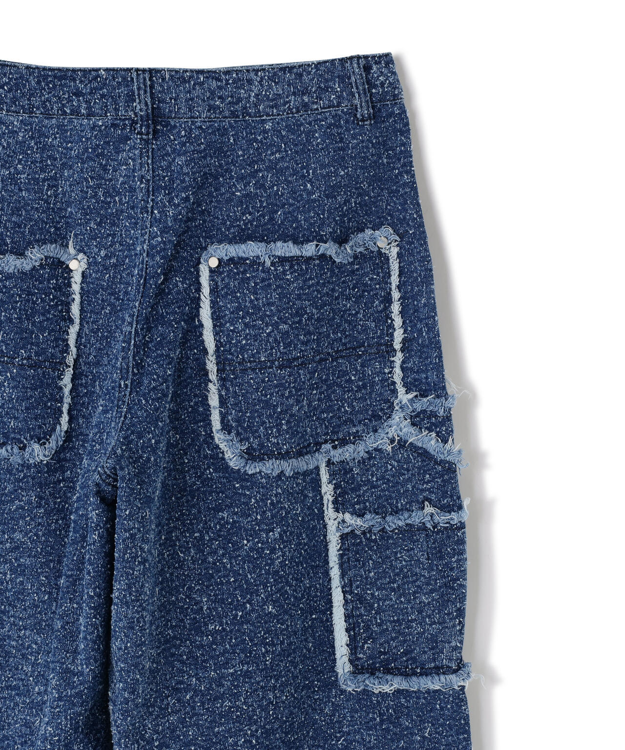 DankeSchon/ダンケシェーン/NEEDLEPUNCH DENIM W-KNEE PANTS