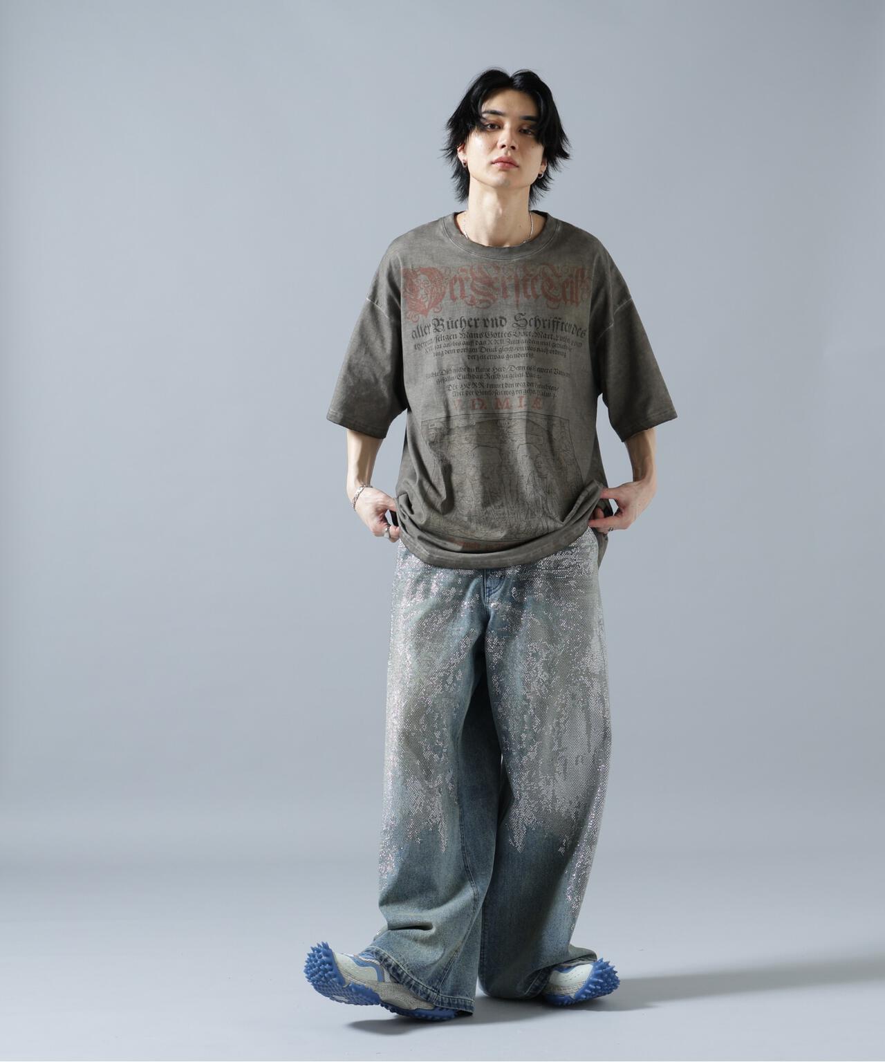 DankeSchon/ダンケシェーン/12oz BAGGY JEANS/SWARO