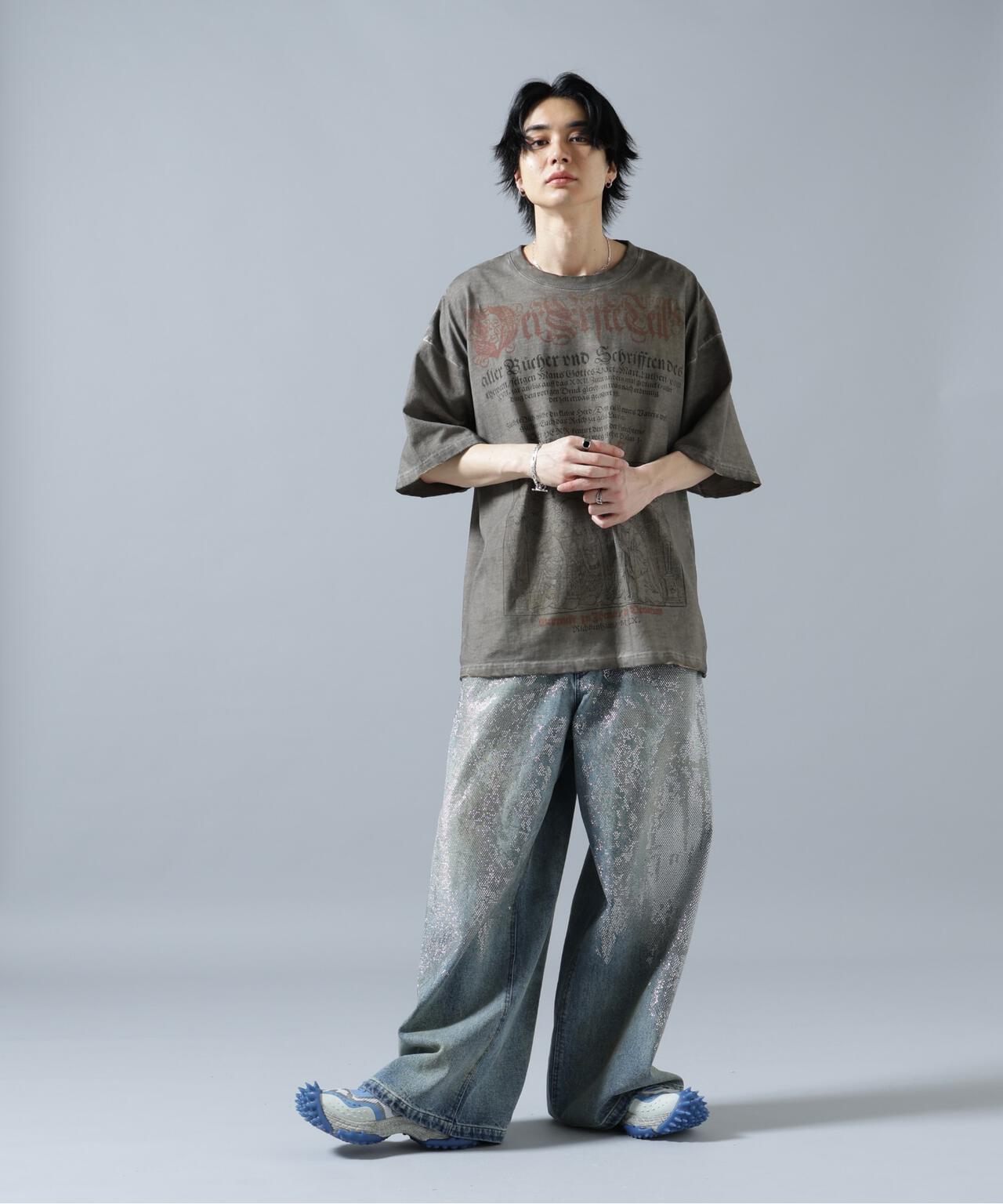DankeSchon/ダンケシェーン/12oz BAGGY JEANS/SWARO