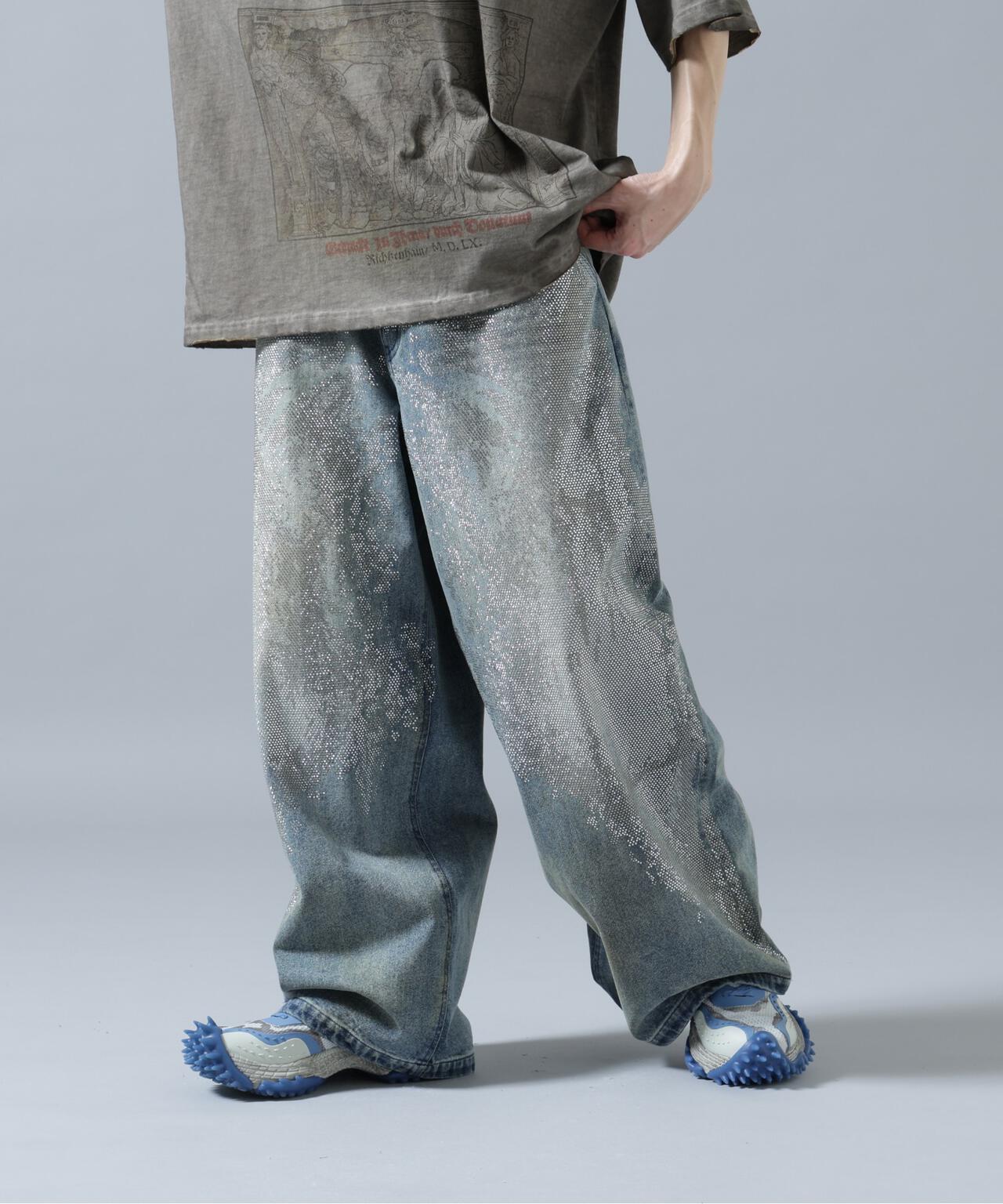 DankeSchon/ダンケシェーン/12oz BAGGY JEANS/SWARO