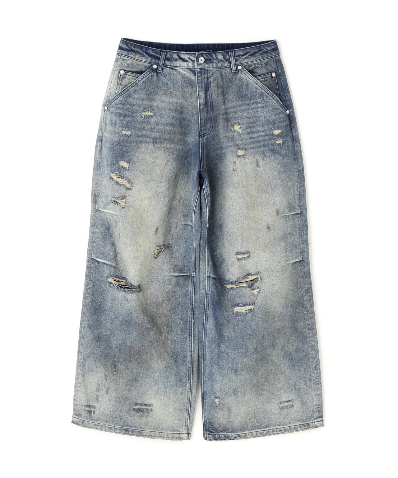 DankeSchon/ダンケシェーン/12oz BAGGY JEANS/DIRT