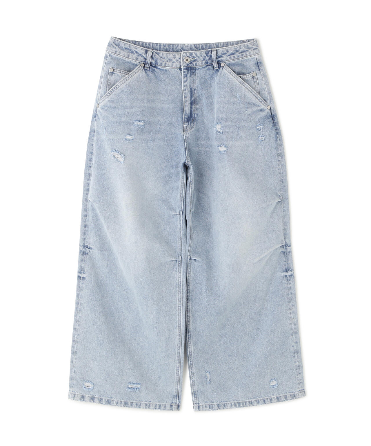 DankeSchon/ダンケシェーン/12oz BAGGY JEANS/ICE