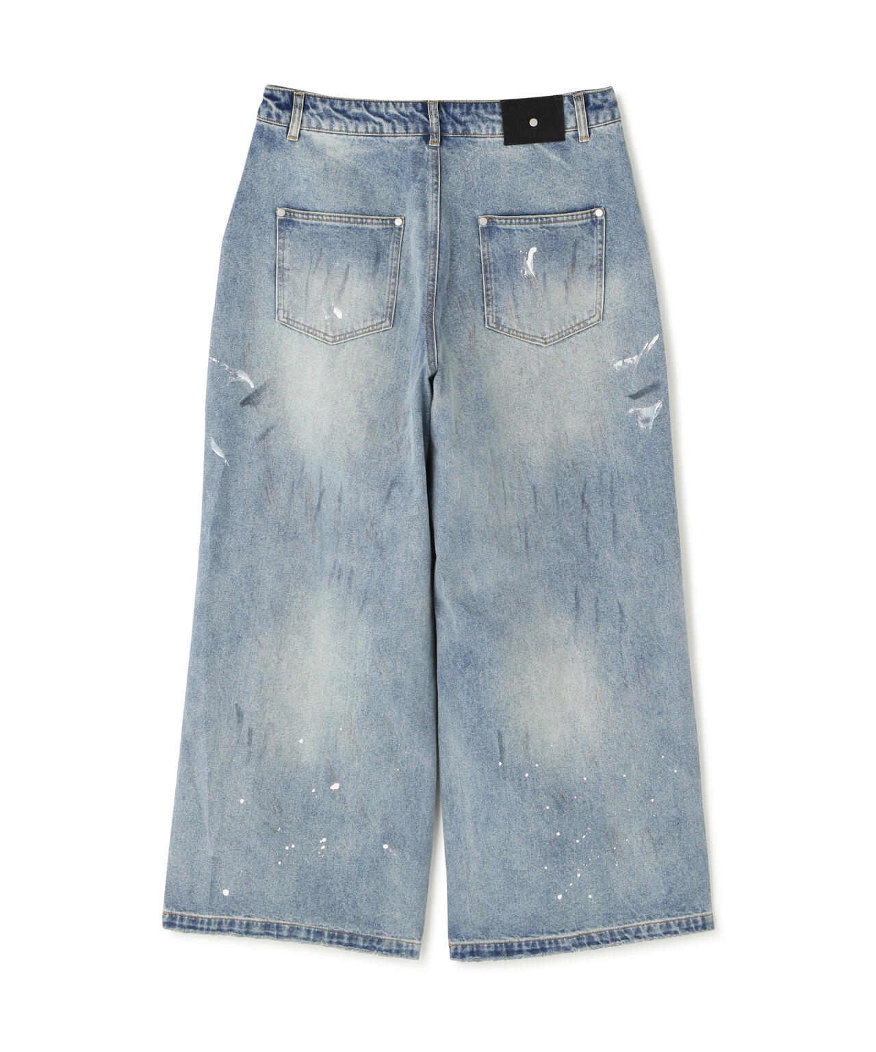 DankeSchon/ダンケシェーン/12oz BAGGY JEANS/PAINT