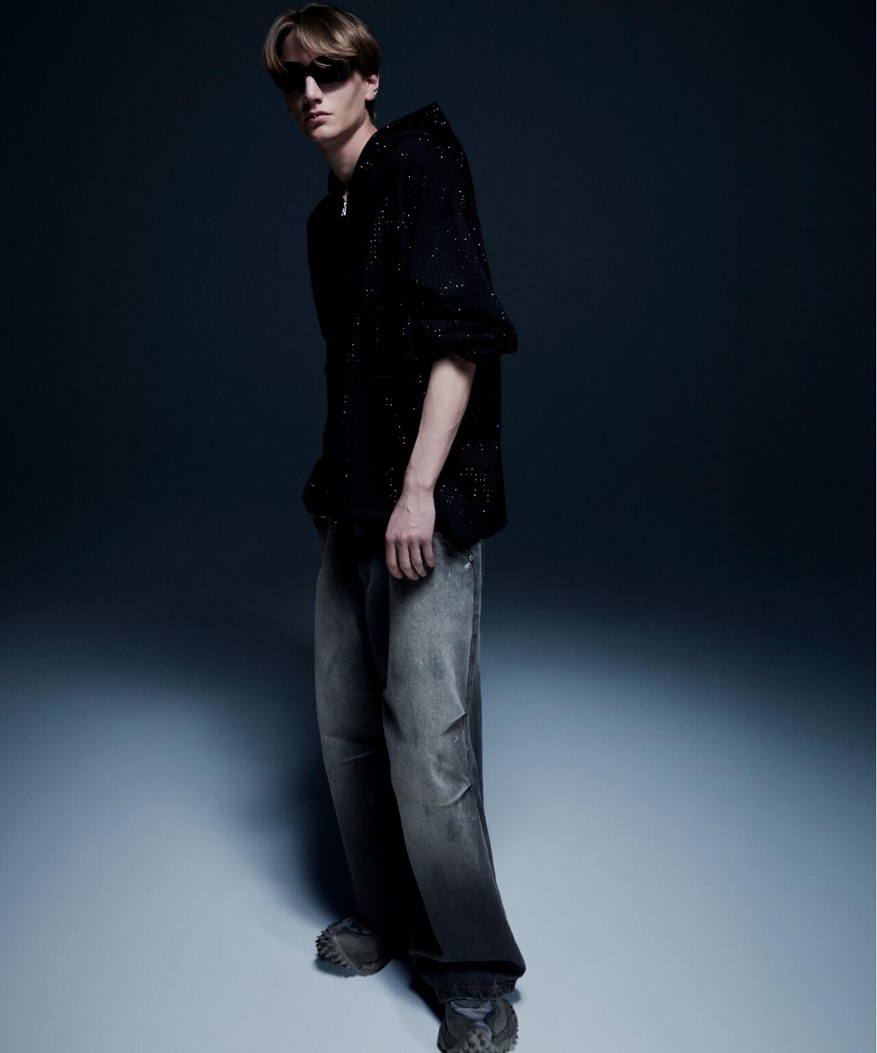 DankeSchon/ダンケシェーン/12oz BAGGY JEANS/FADE