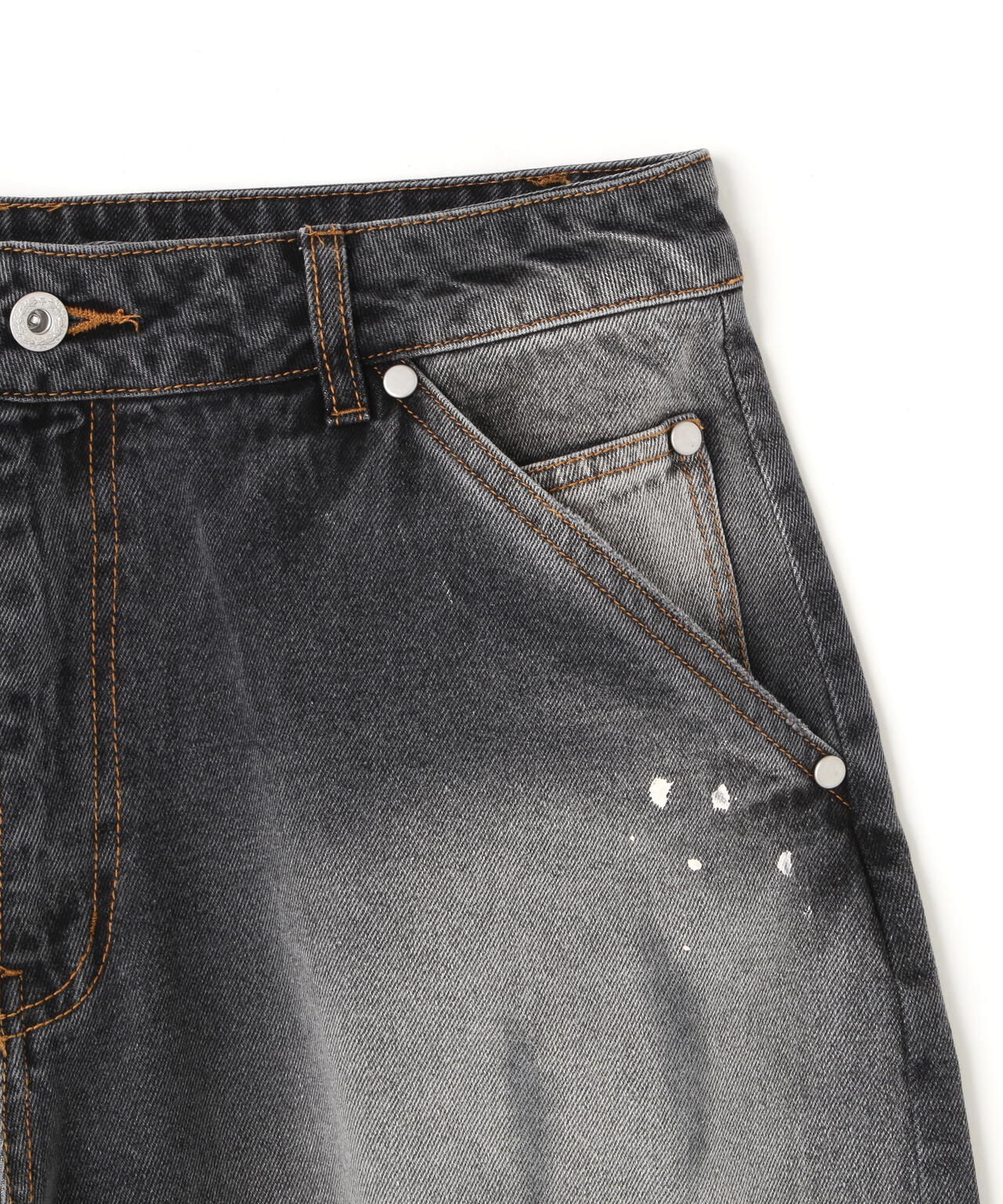 DankeSchon/ダンケシェーン/12oz BAGGY JEANS/FADE