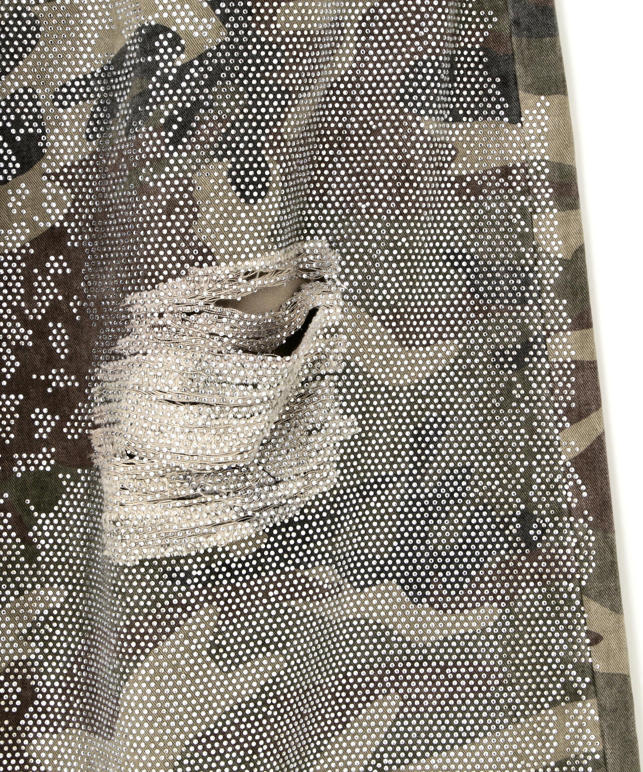 DankeSchon/ダンケシェーン/BAGGY JEANS/CAMO SWARO