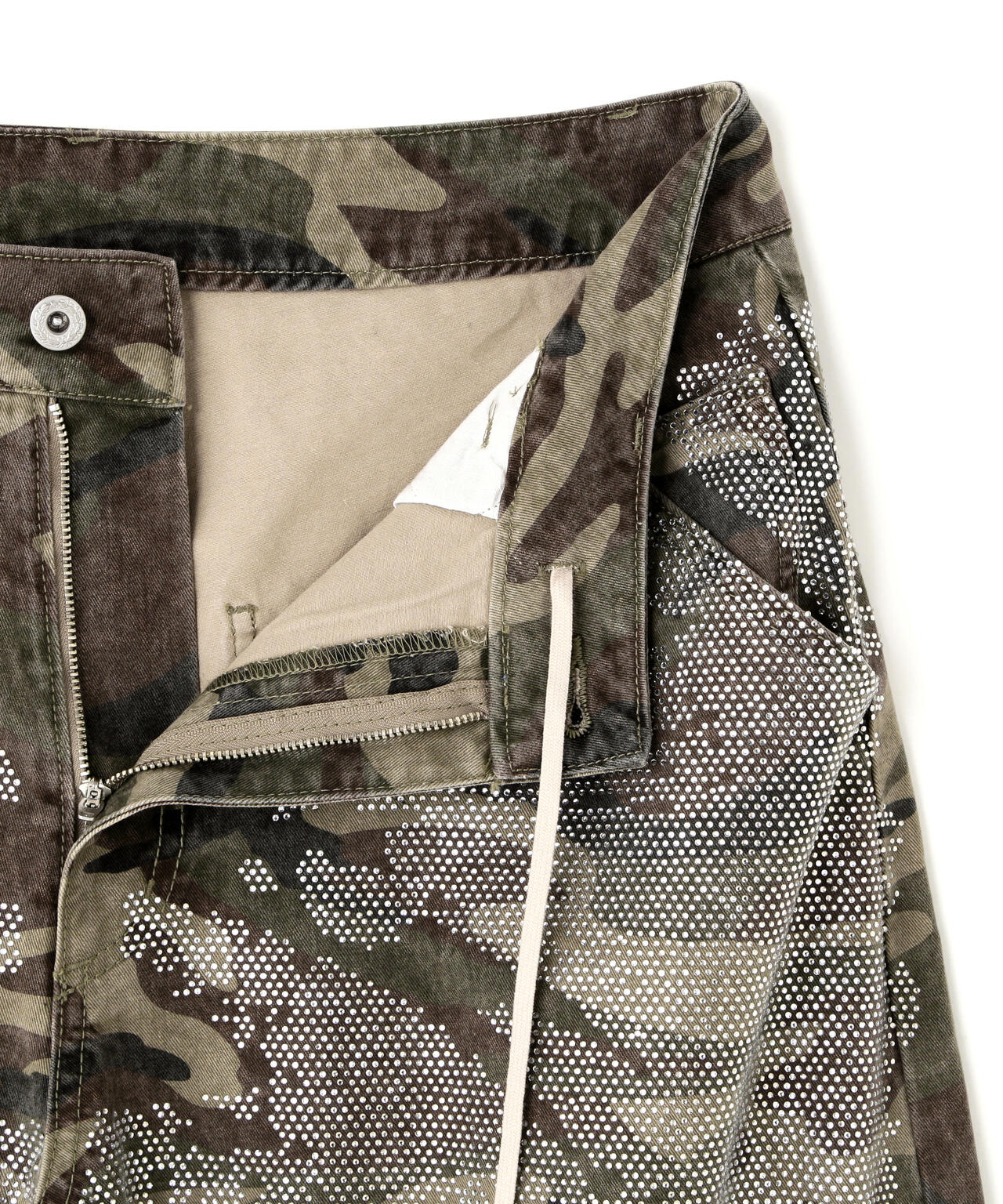 DankeSchon/ダンケシェーン/BAGGY JEANS/CAMO SWARO
