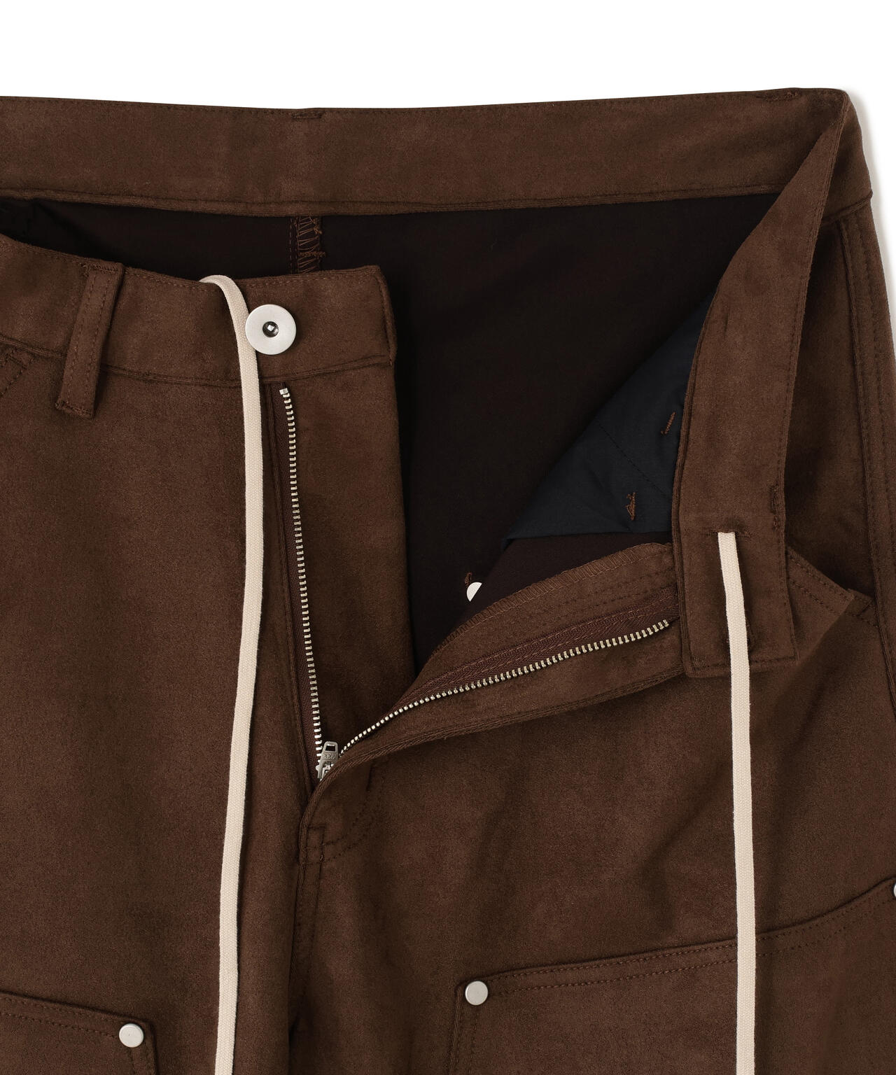 DankeSchon/ダンケシェーン/ECOSUEDE W-KNEE WIDE PANTS