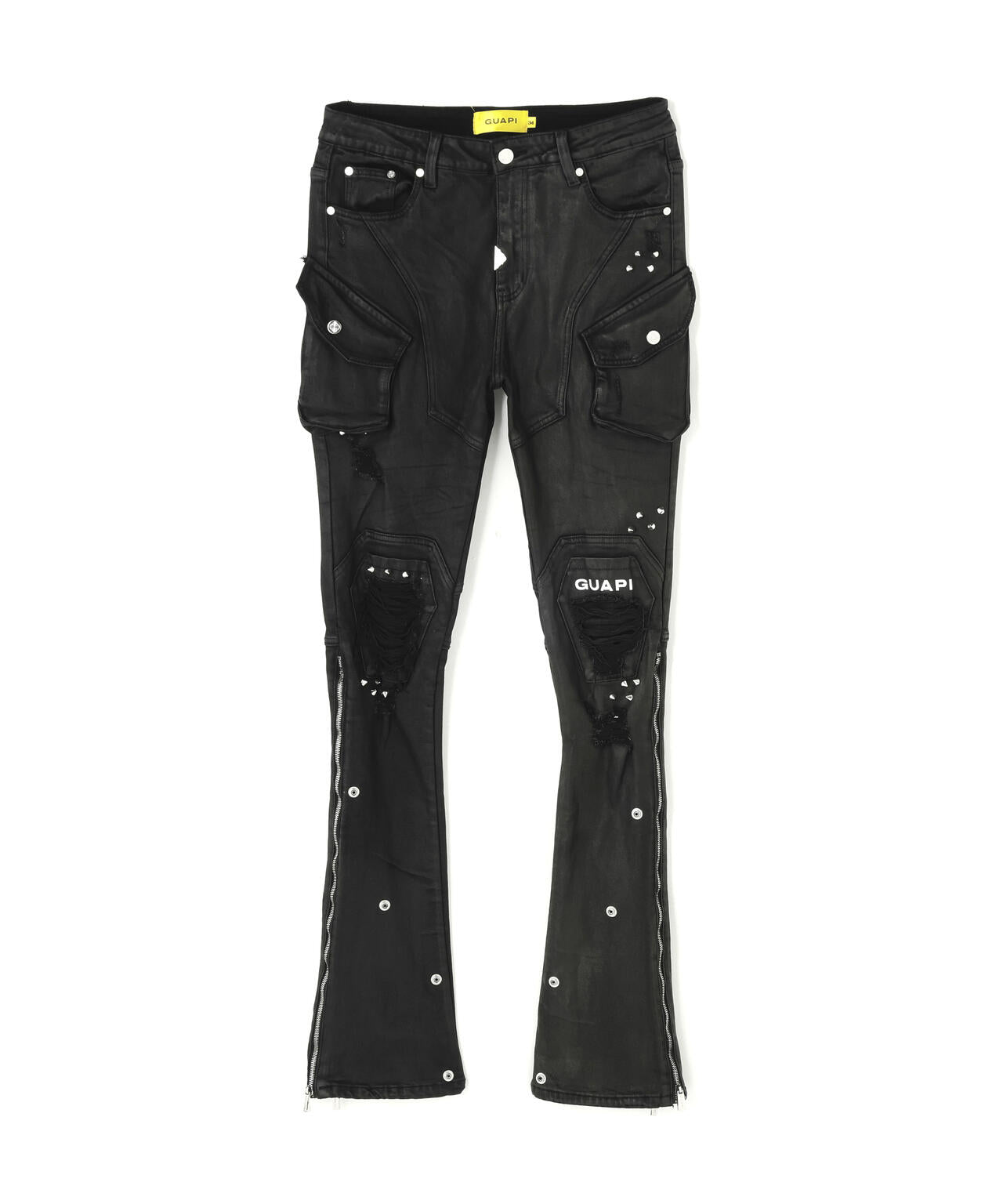 GUAPI/グアピ/Black Coffin Arc Waxed Denim