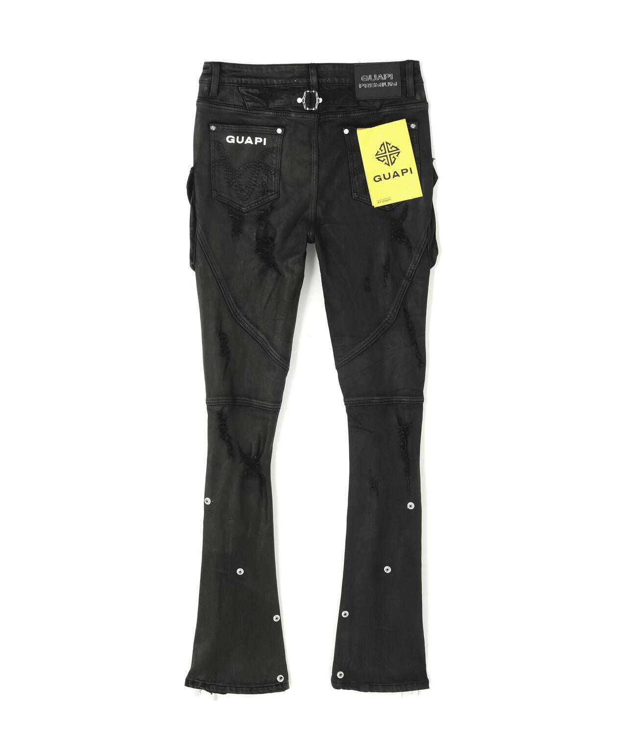 GUAPI/グアピ/Black Coffin Arc Waxed Denim