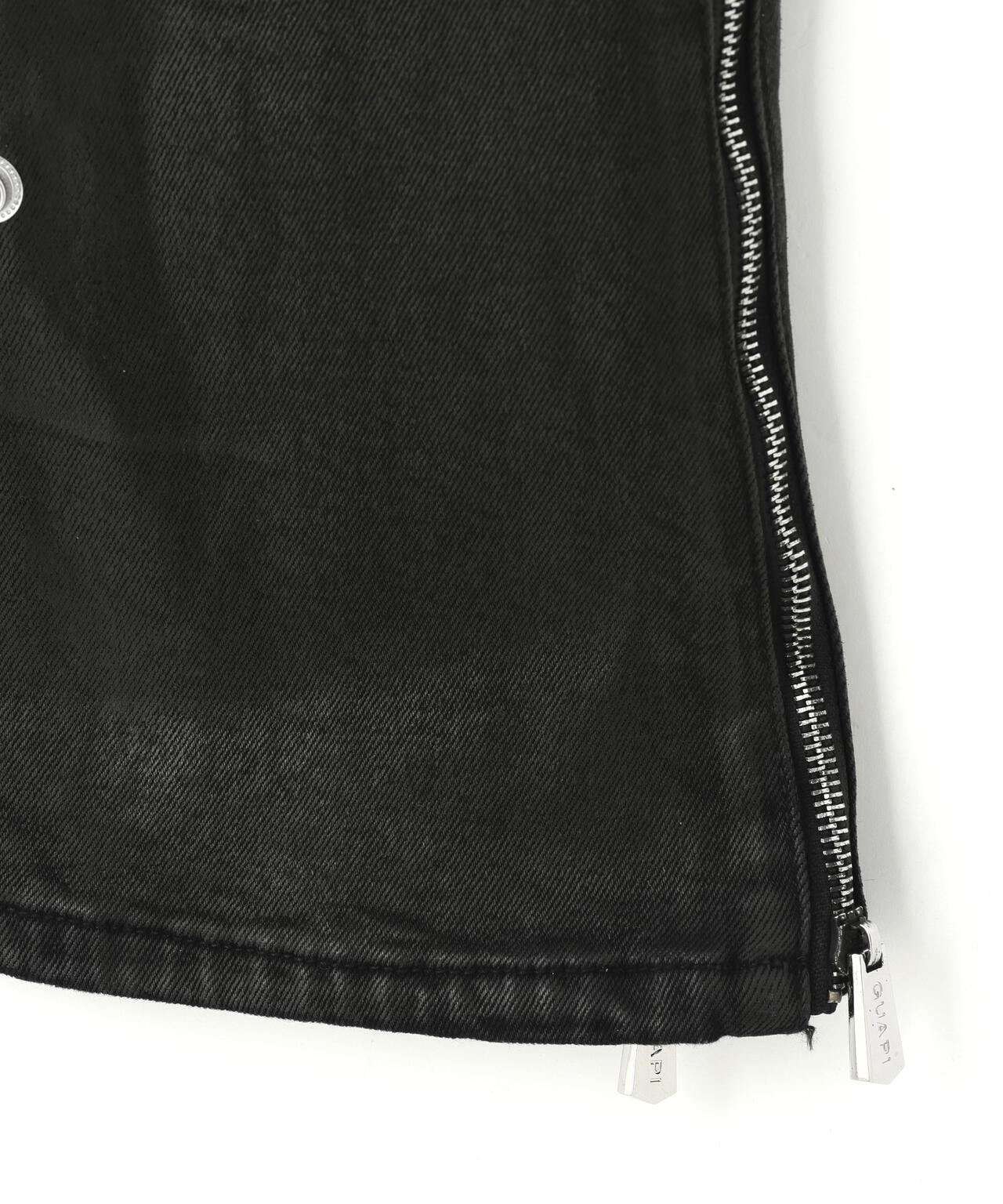 GUAPI/グアピ/Black Coffin Arc Waxed Denim
