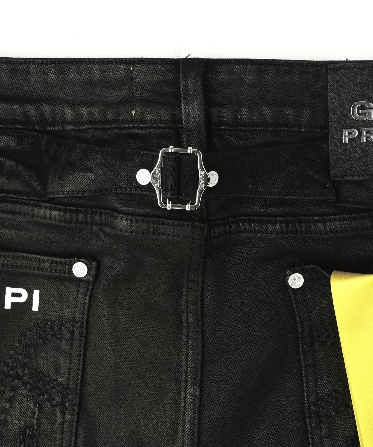 GUAPI/グアピ/Black Coffin Arc Waxed Denim
