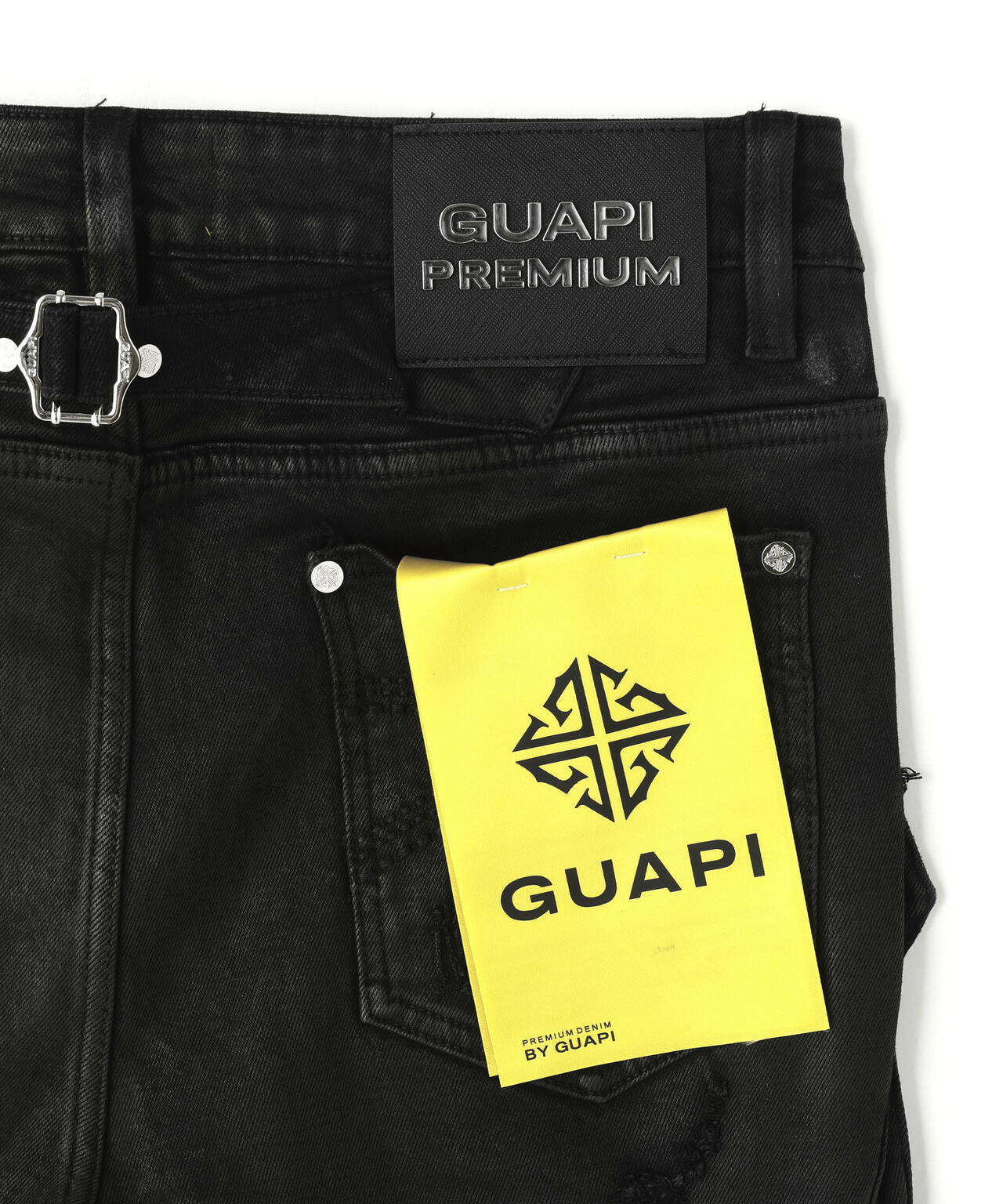 GUAPI/グアピ/Black Coffin Arc Waxed Denim