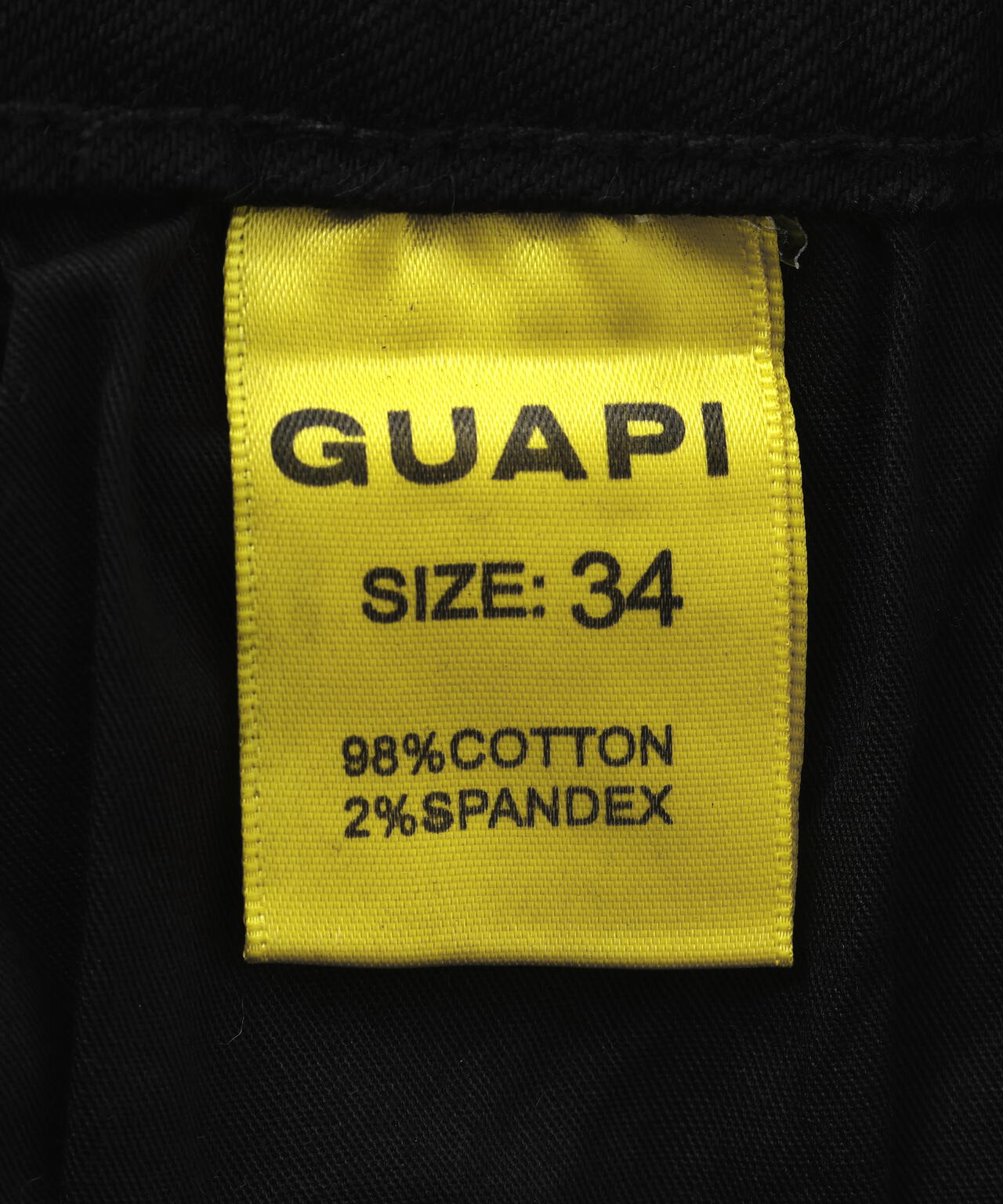 GUAPI/グアピ/Black Coffin Arc Waxed Denim