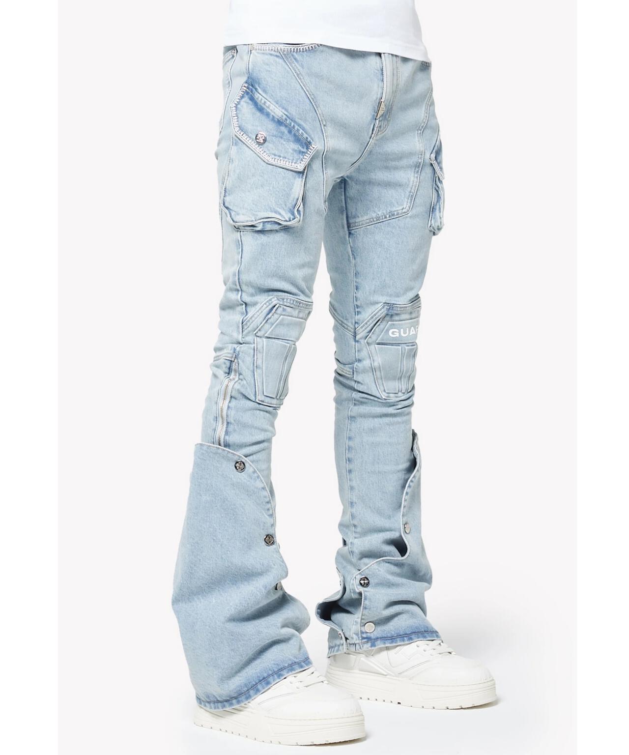 GUAPI/グアピ/Aqua Blue Coffin Arc Denim