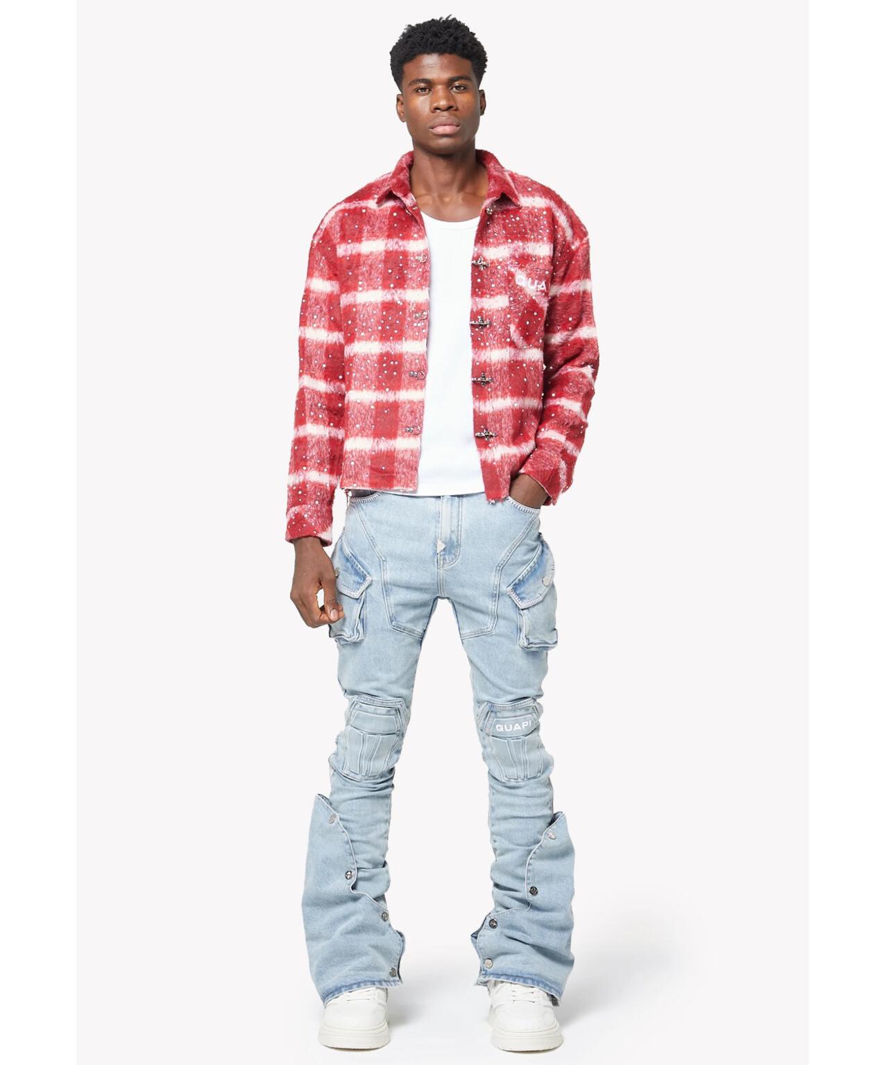 GUAPI/グアピ/Aqua Blue Coffin Arc Denim